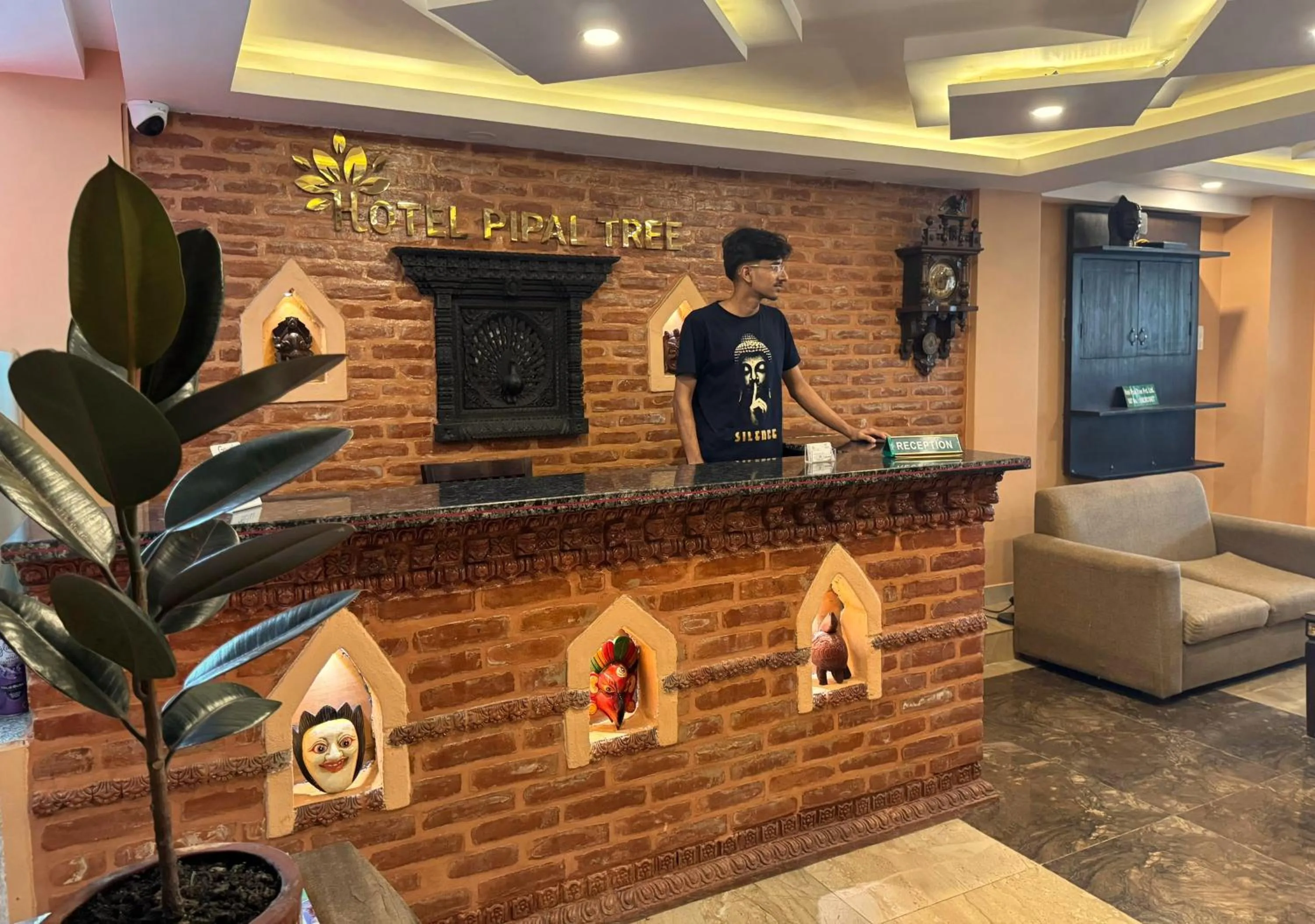 Lobby or reception in Hotel Pipal Tree
