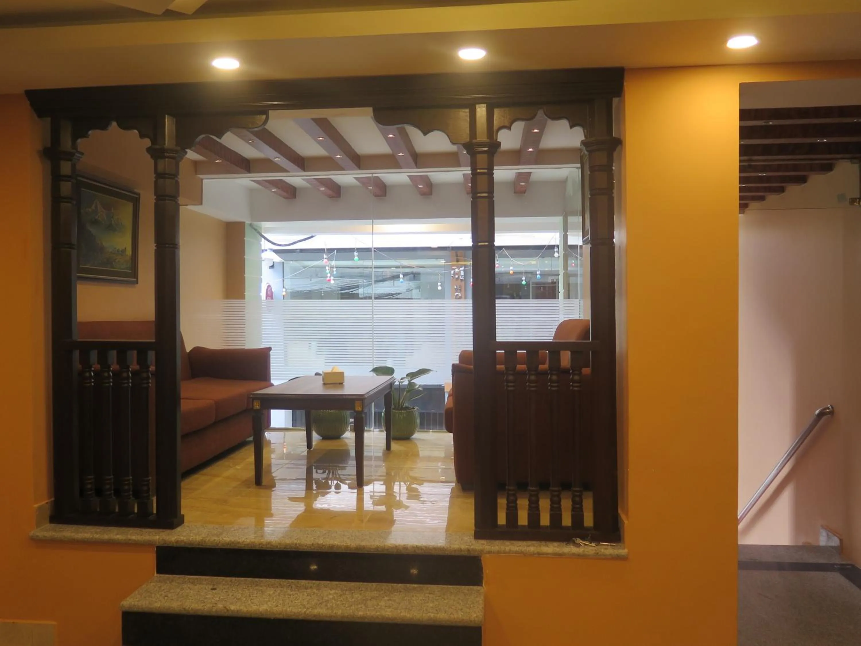 Seating area in Hotel Pipal Tree