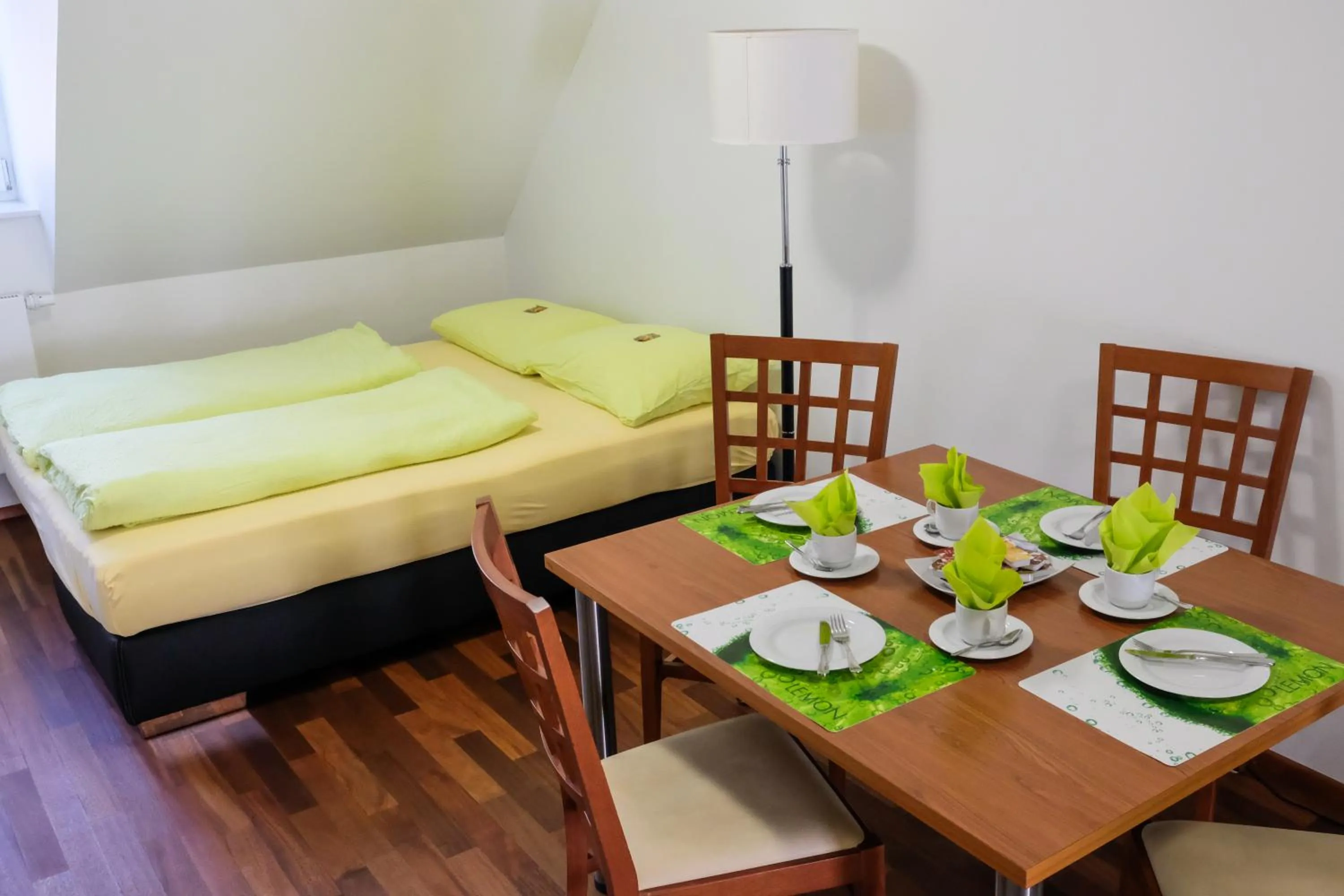 Bed in Jungingers Aparthotel