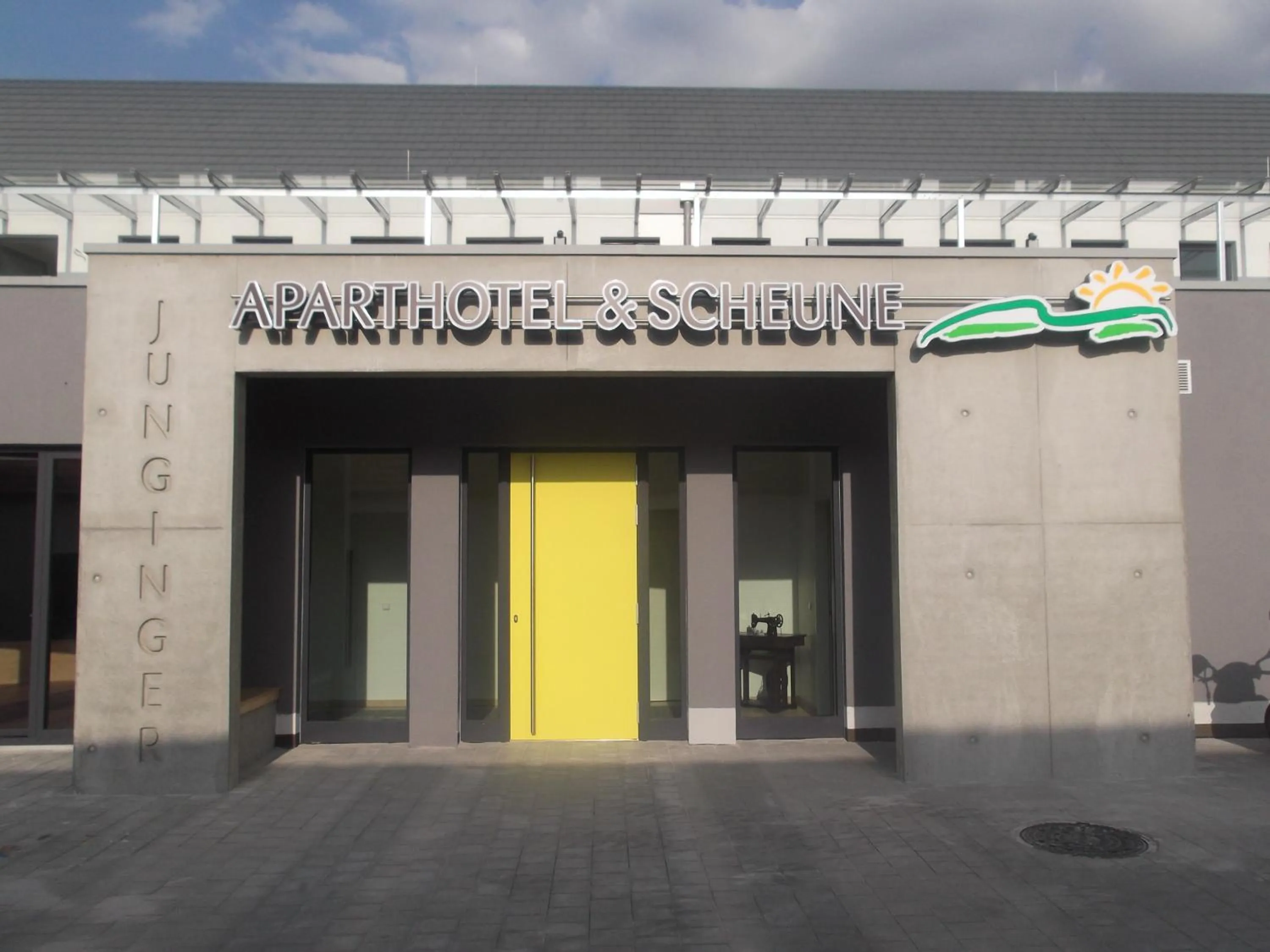 Facade/entrance in Jungingers Aparthotel