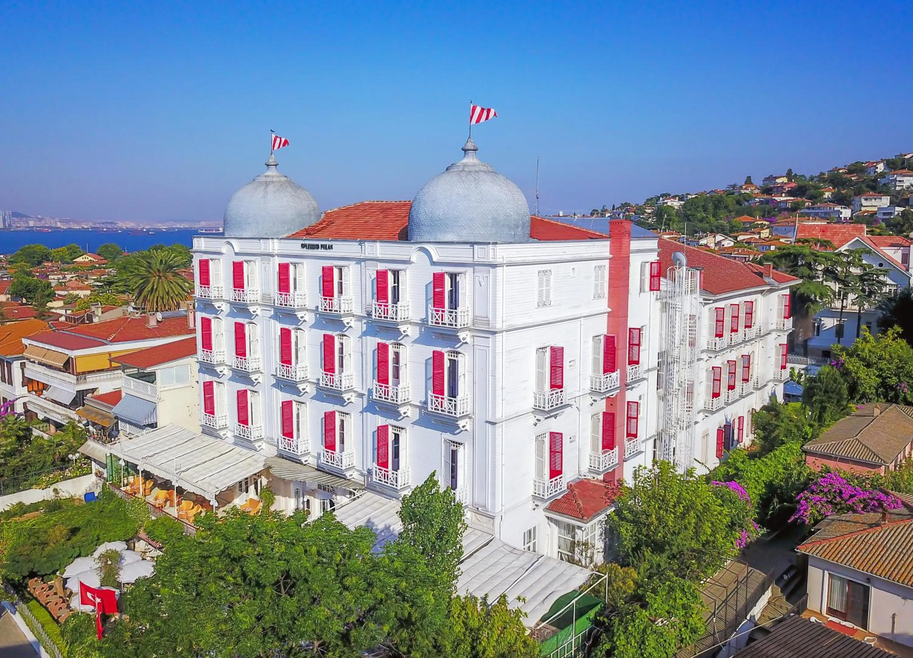 Bird's eye view in Büyükada Splendid Palace Hotel