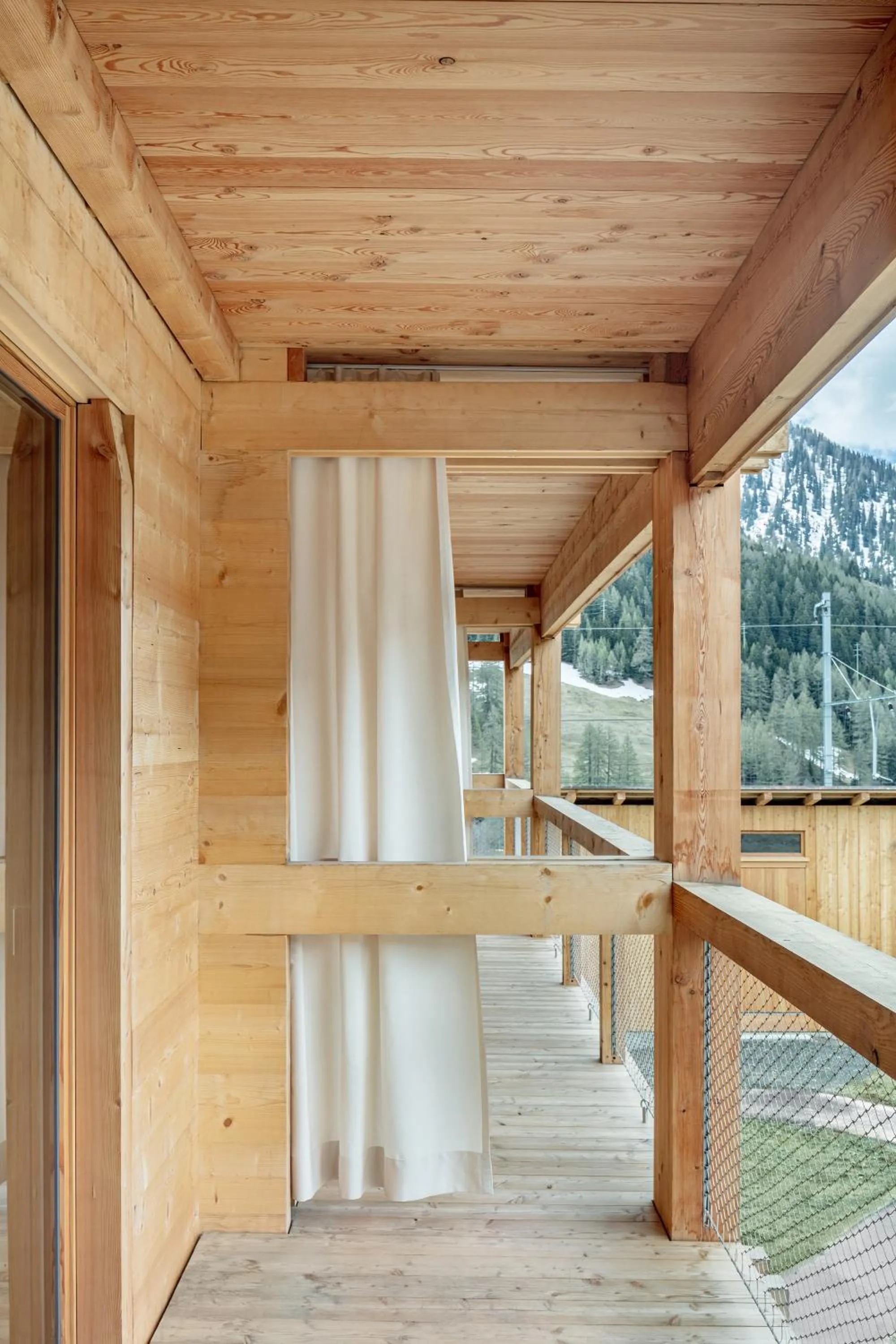 Balcony/Terrace in Berglodge Goms (Hotel)