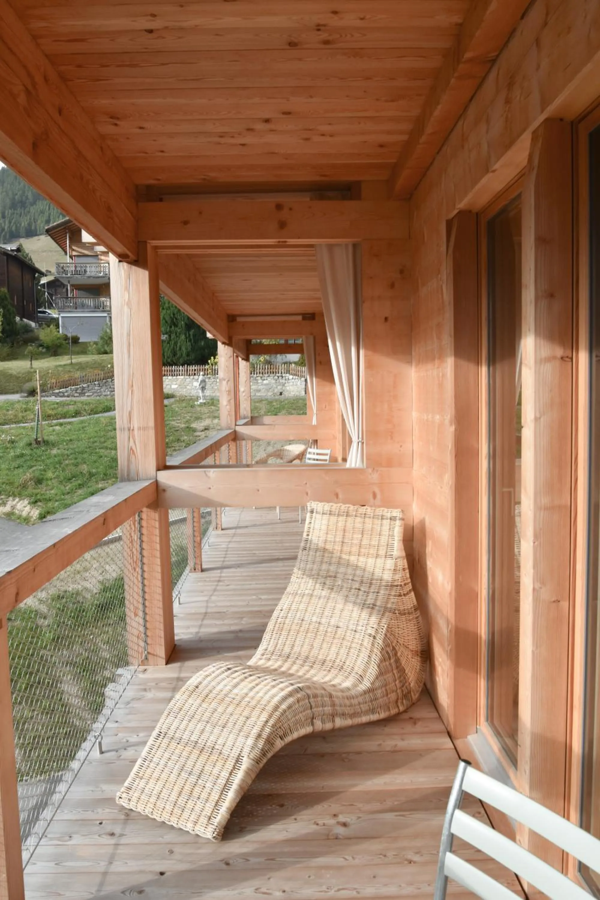 Balcony/Terrace in Berglodge Goms (Hotel)