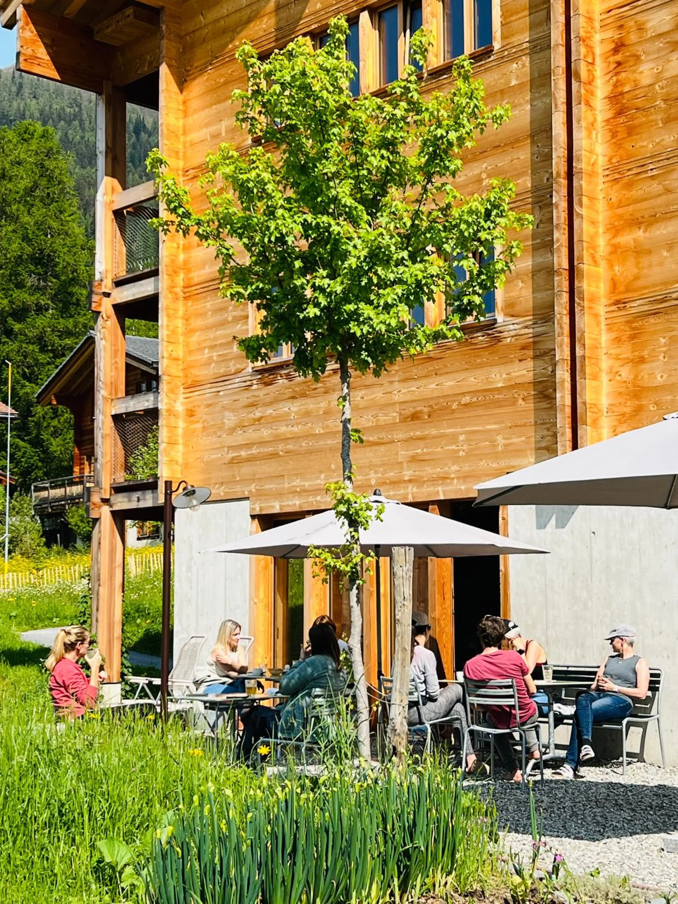 Property building in Berglodge Goms (Hotel)