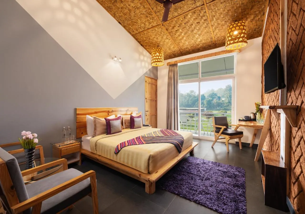 Bed in juSTa Lazy Haven Corbett, Uttarakhand