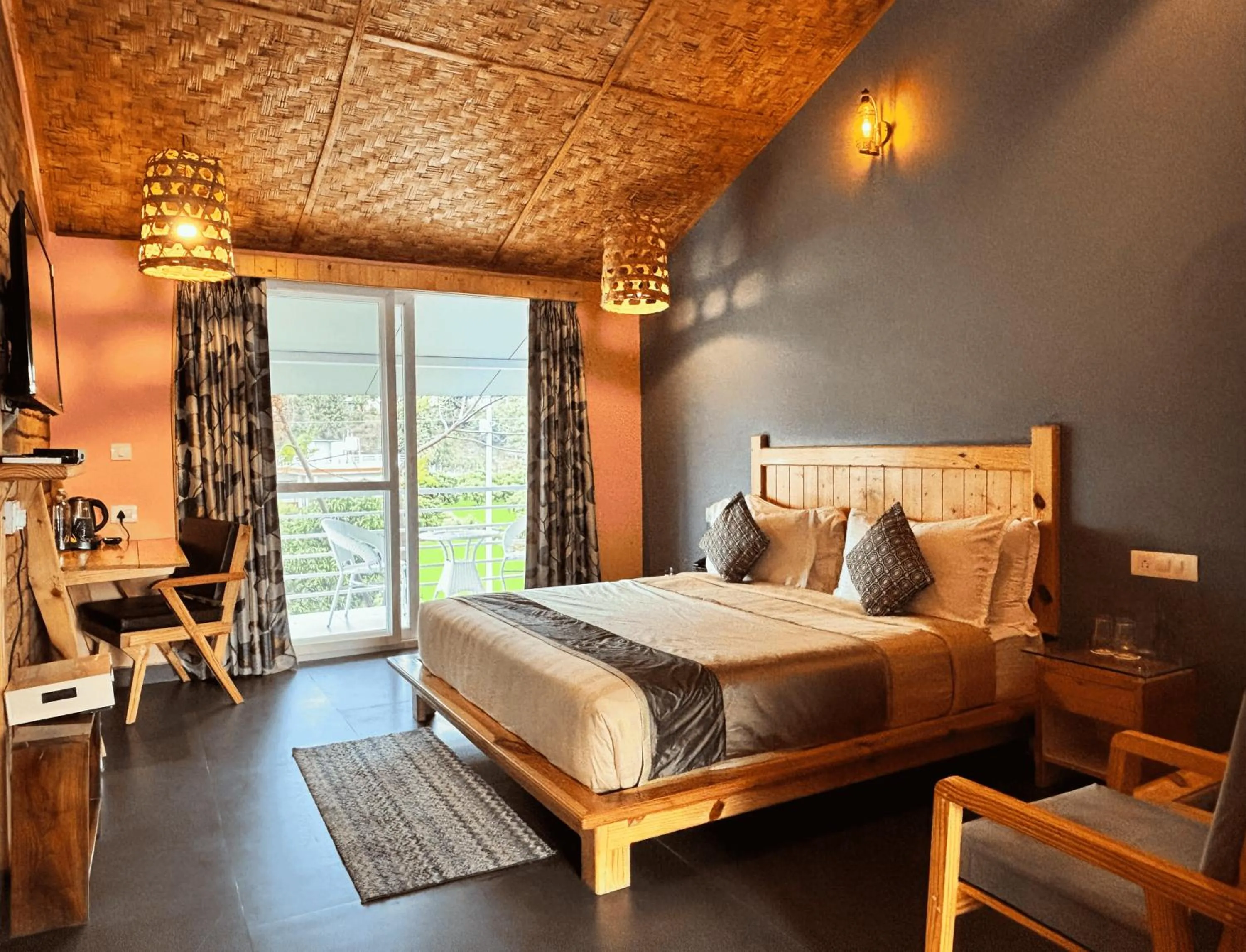 Bed in juSTa Lazy Haven Corbett, Uttarakhand