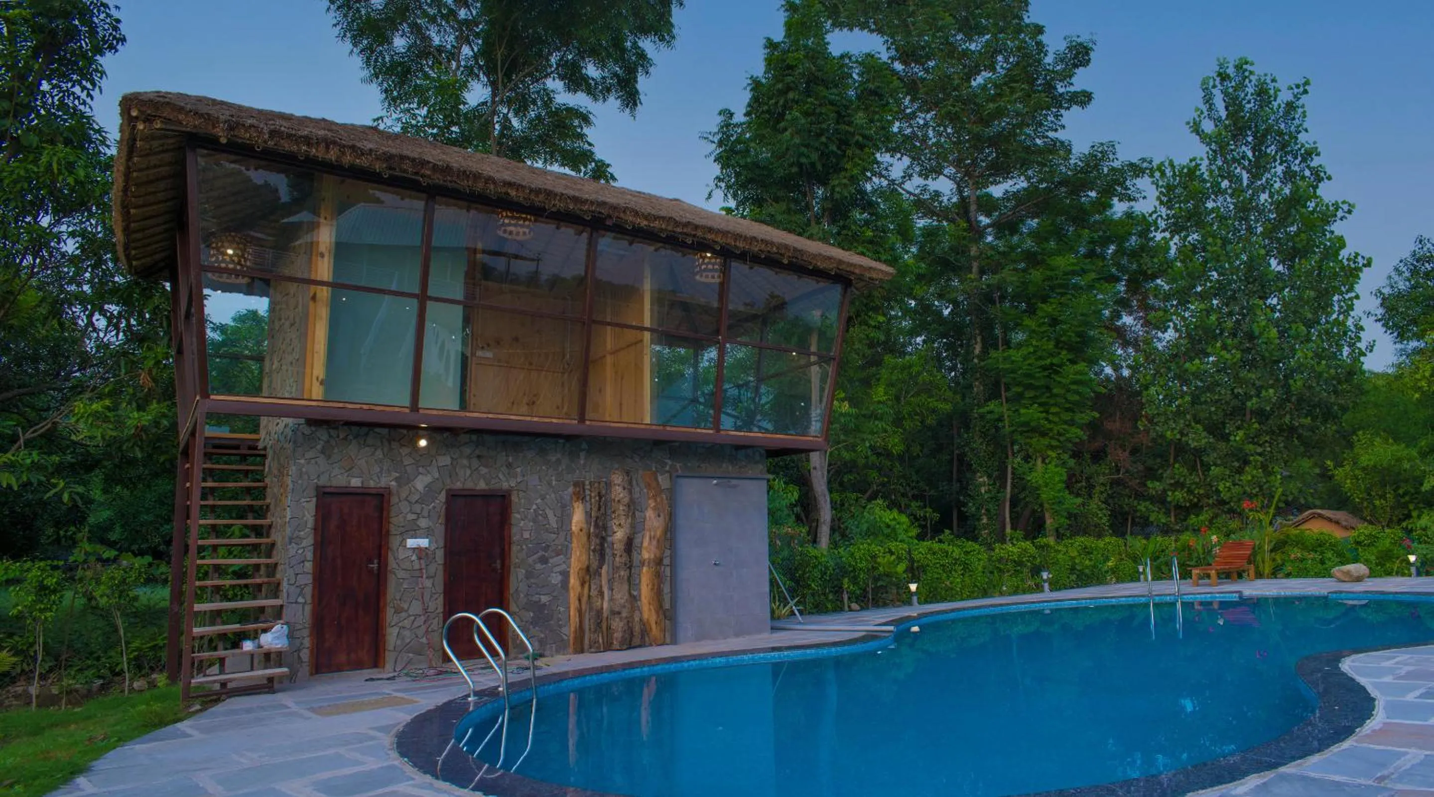 Property building in juSTa Lazy Haven Corbett, Uttarakhand
