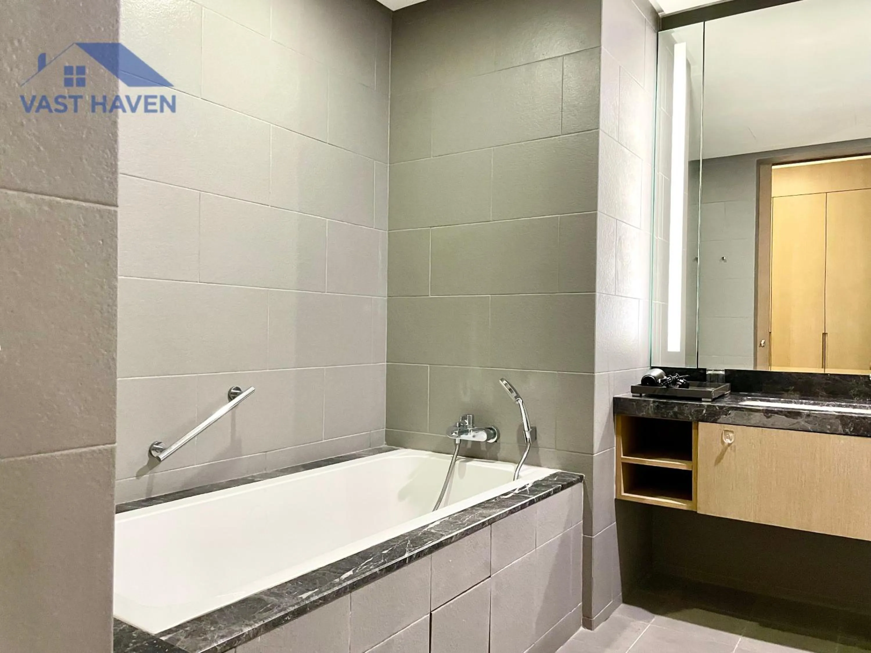 Bathroom in 188 Suites KLCC by VastHaven