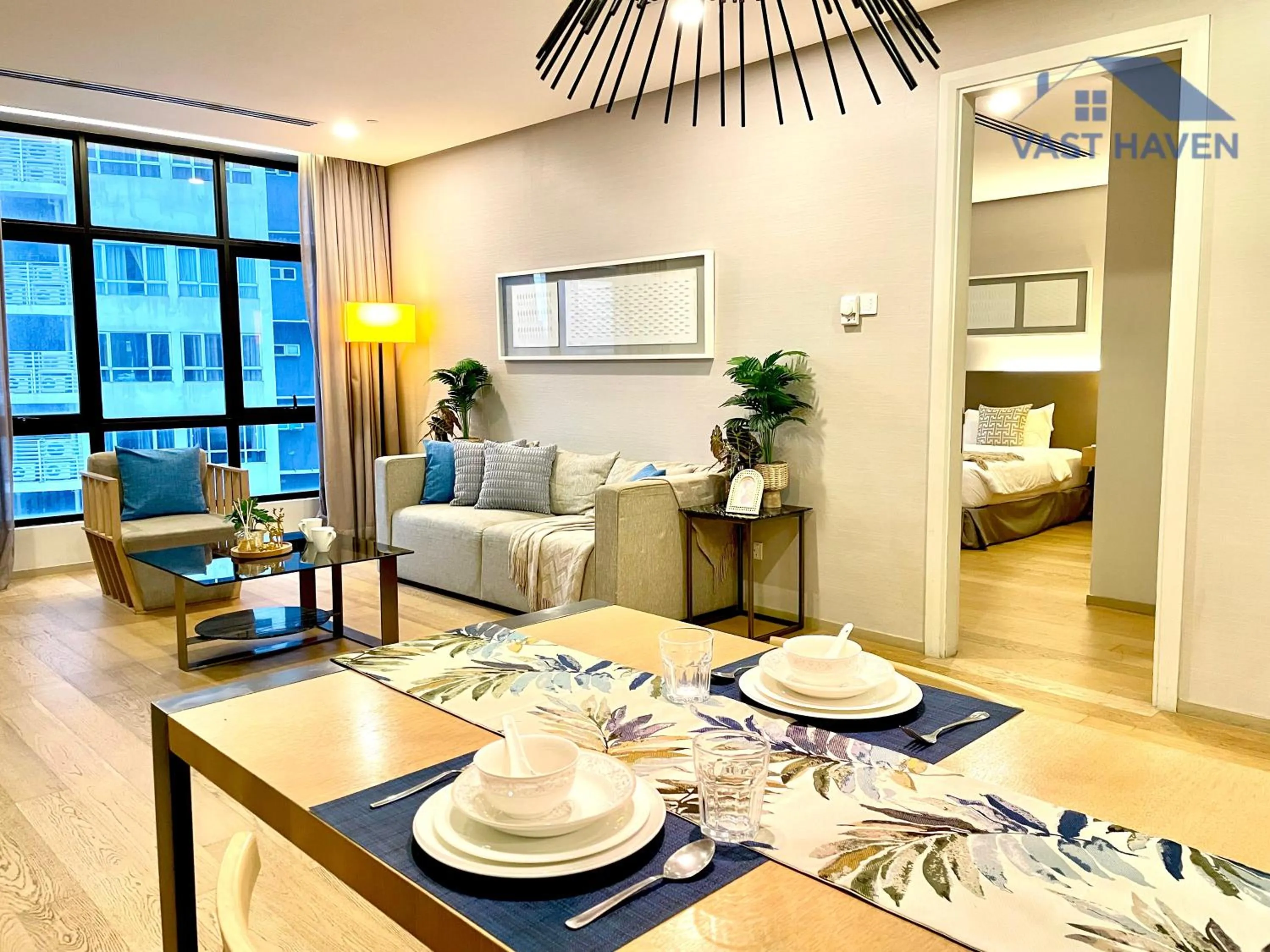 Living room in 188 Suites KLCC by VastHaven