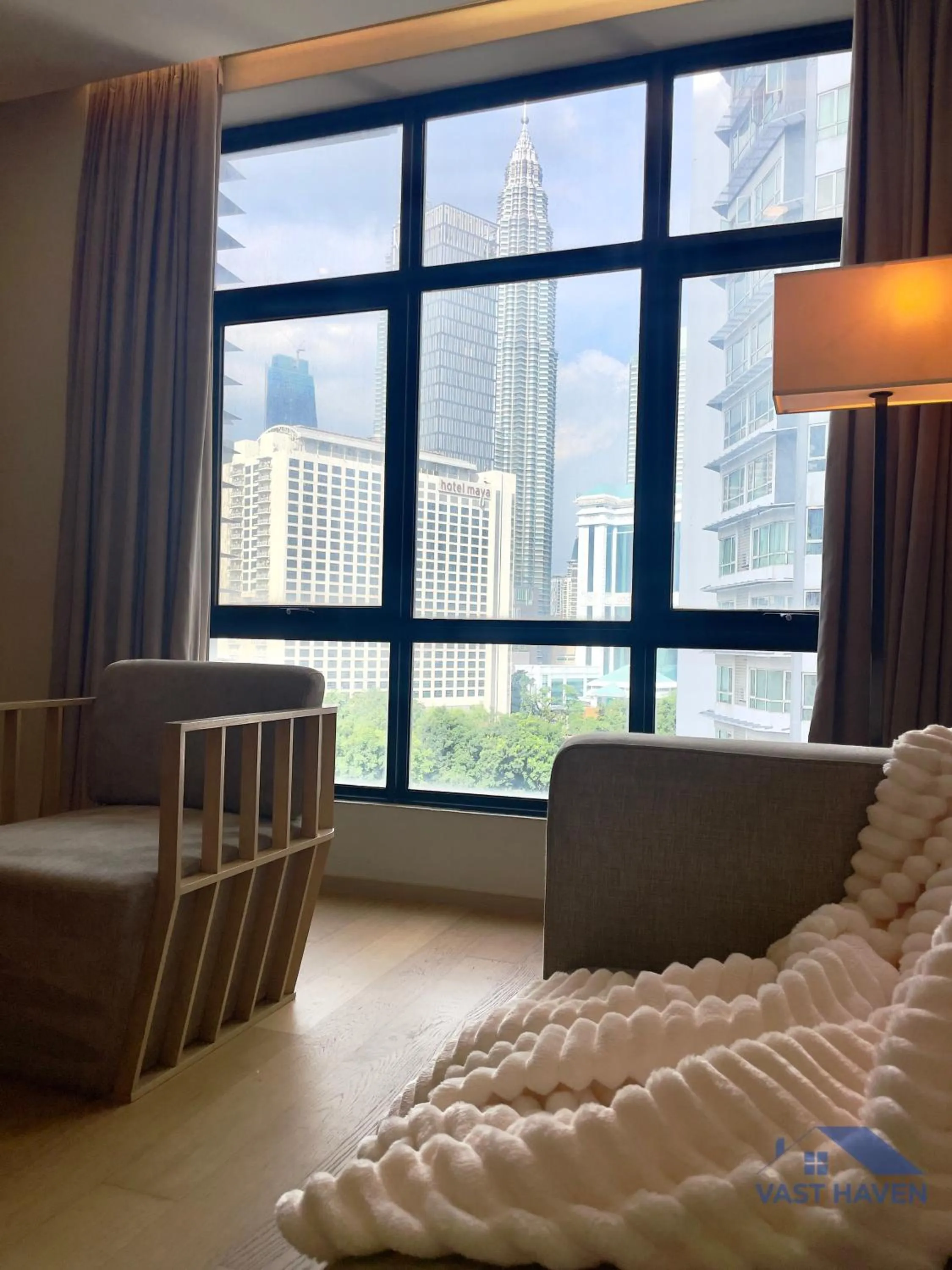 Living room in 188 Suites KLCC by VastHaven