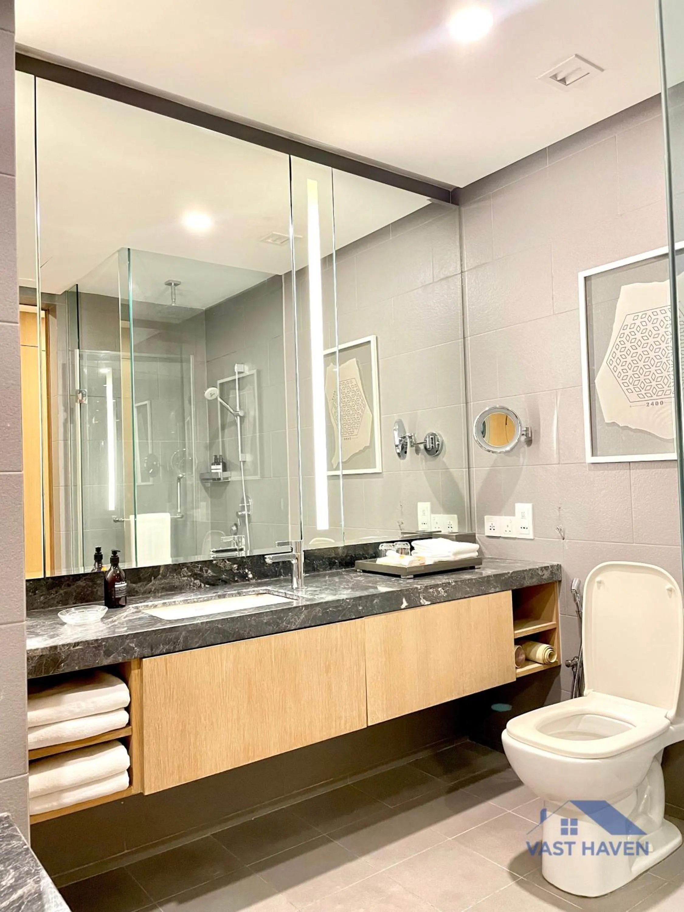 Shower in 188 Suites KLCC by VastHaven