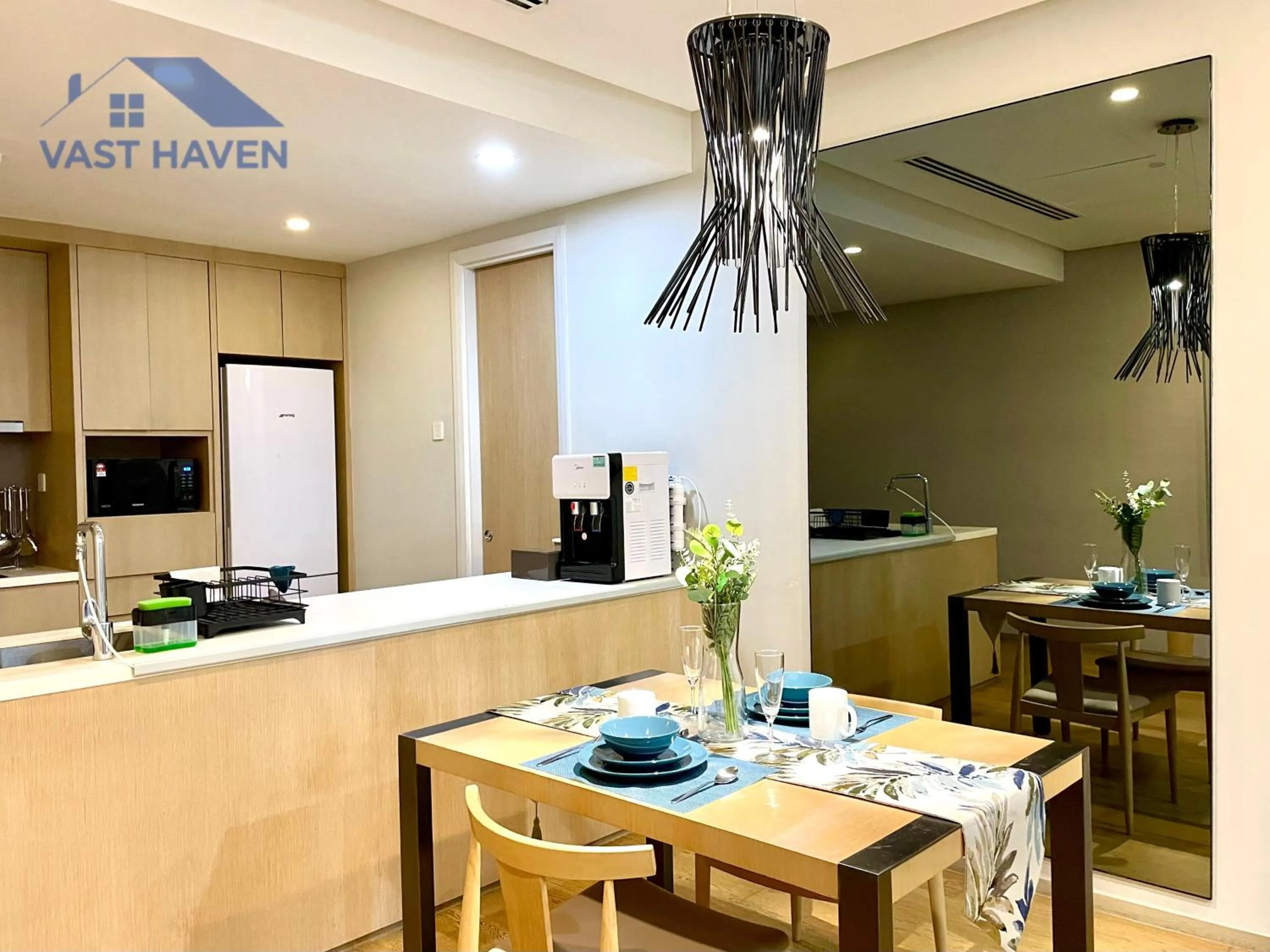 Kitchen or kitchenette in 188 Suites KLCC by VastHaven