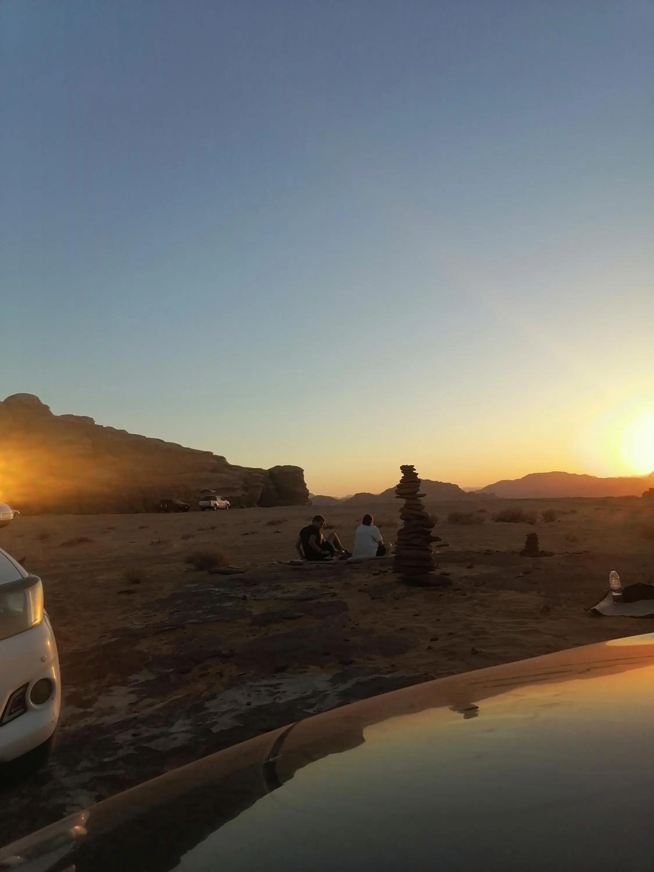 Natural landscape in Wadirum winter