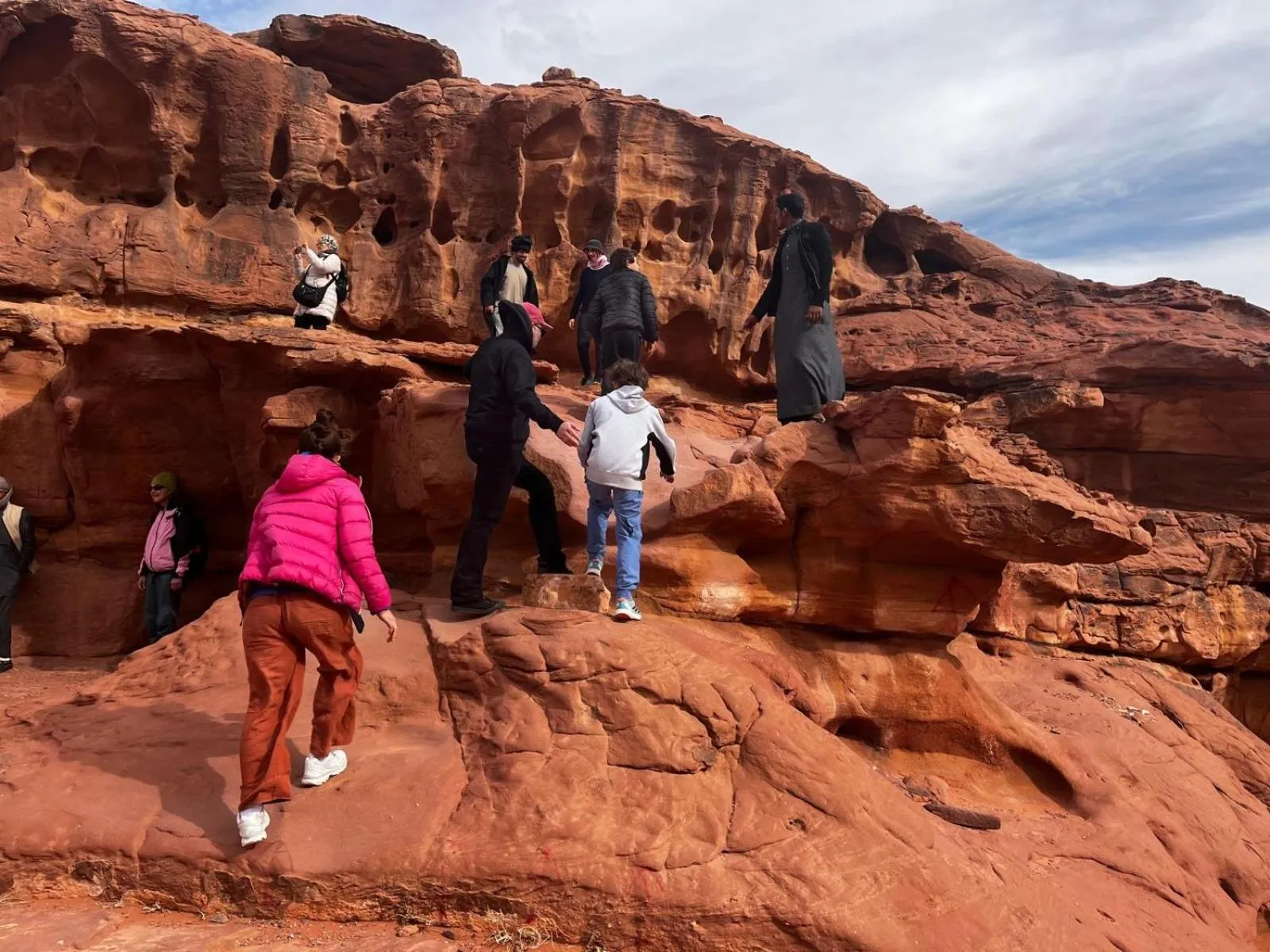 Nearby landmark in Wadirum winter