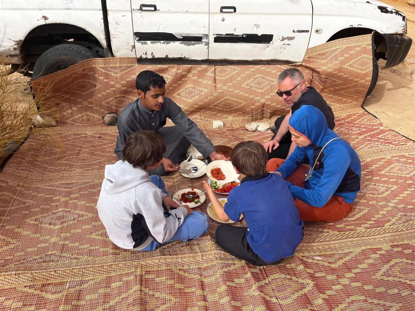Food and drinks in Wadirum winter