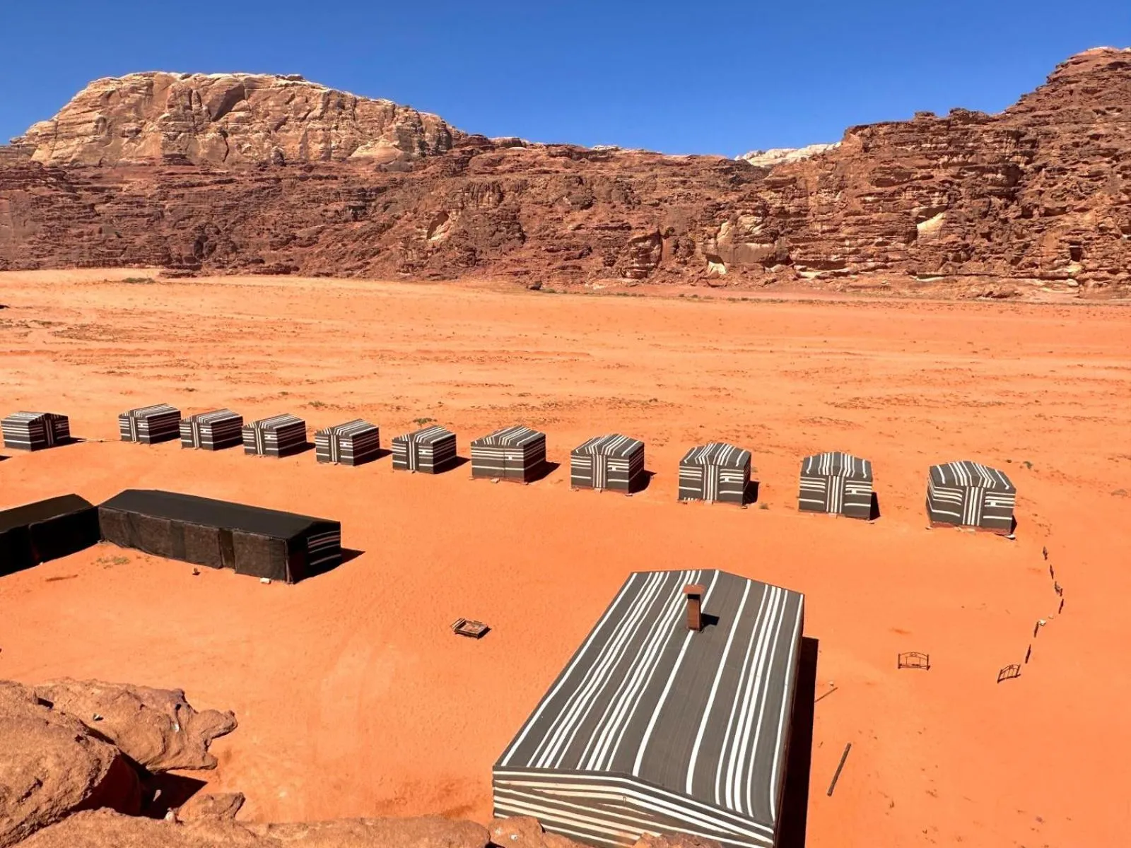 Property building in Wadirum winter