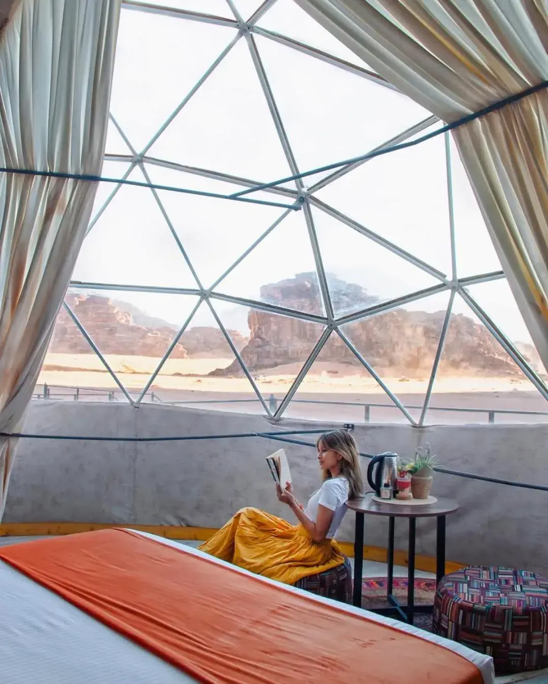 Deluxe Double Room with Bath - single occupancy in Wadirum winter Deluxe Double Room with Bath - single occupancy in Wadirum winter