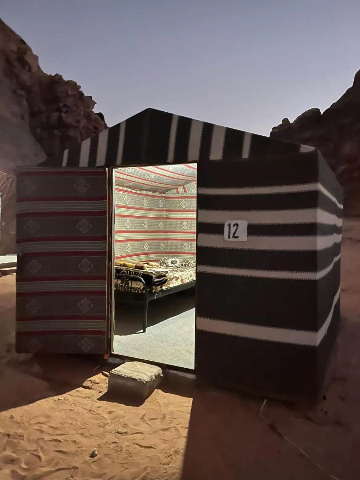 Property building in Wadirum winter