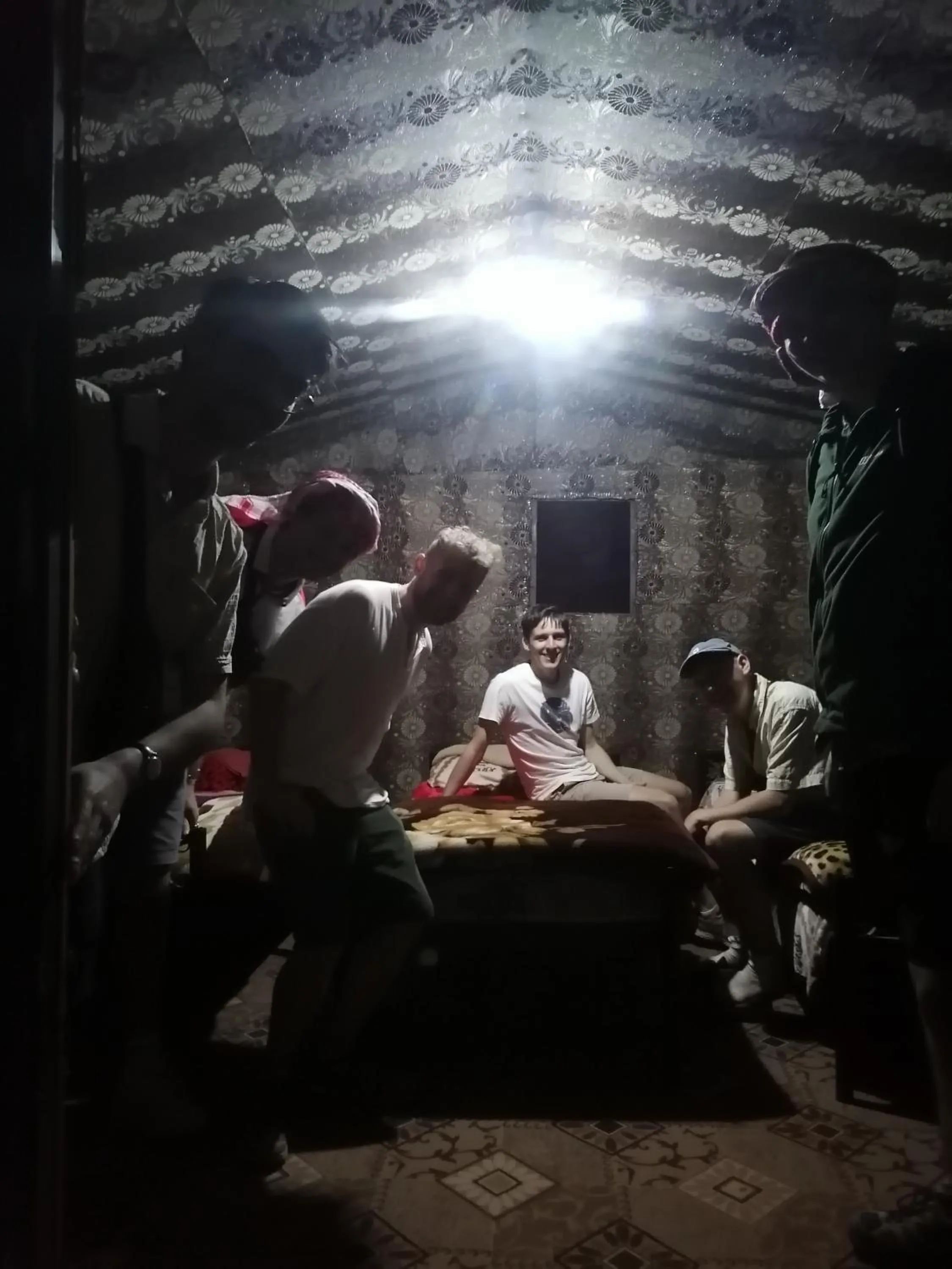 group of guests in Wadirum winter
