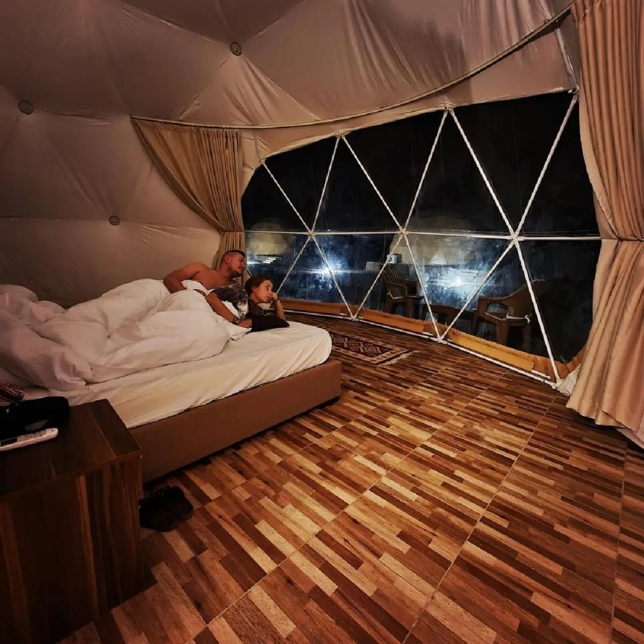 Bed in Wadirum winter