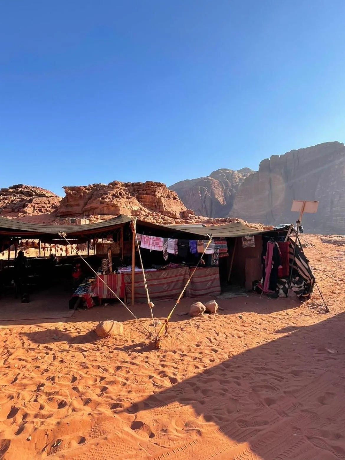 Natural landscape in Wadirum winter