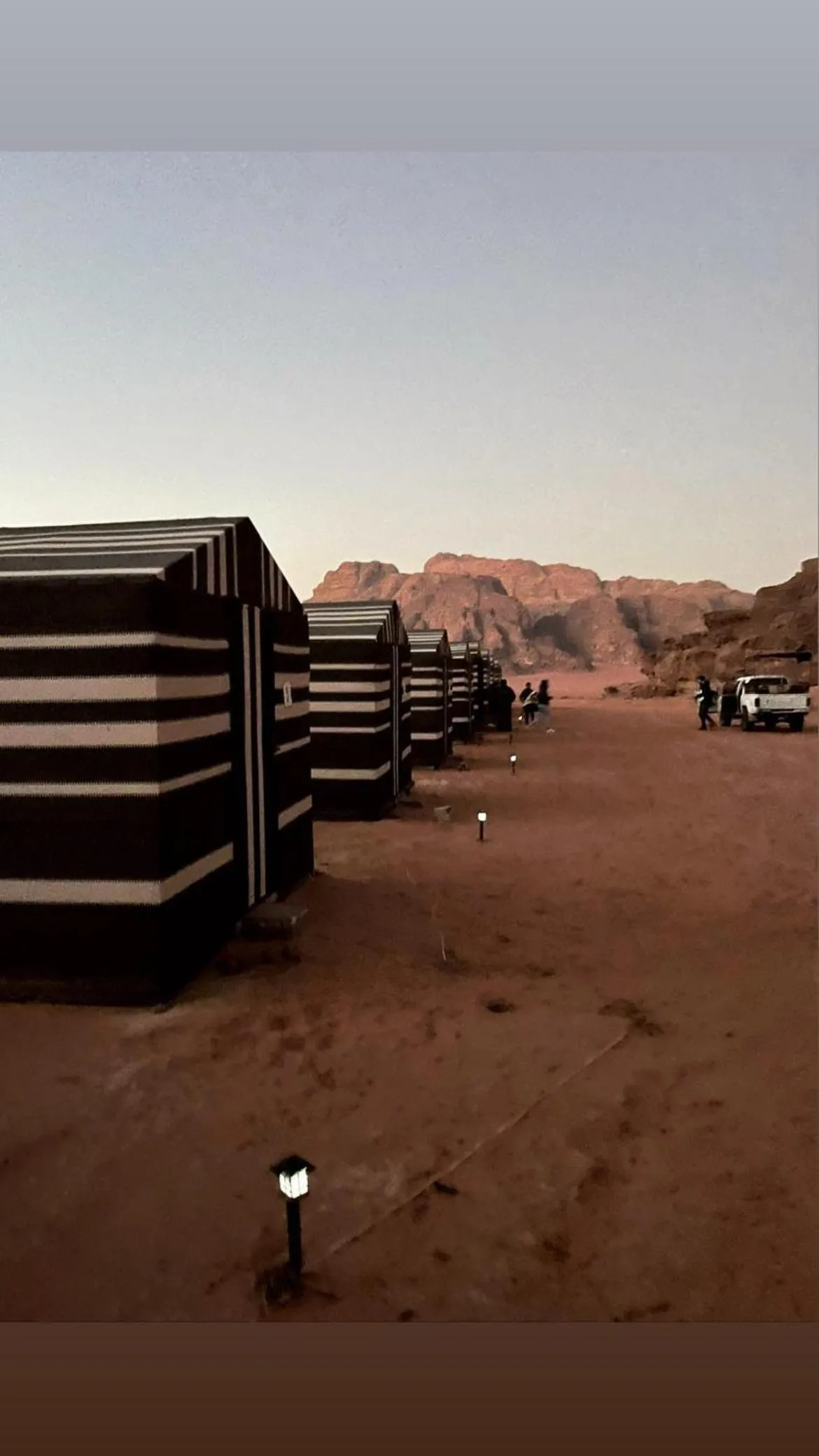 Natural landscape in Wadirum winter