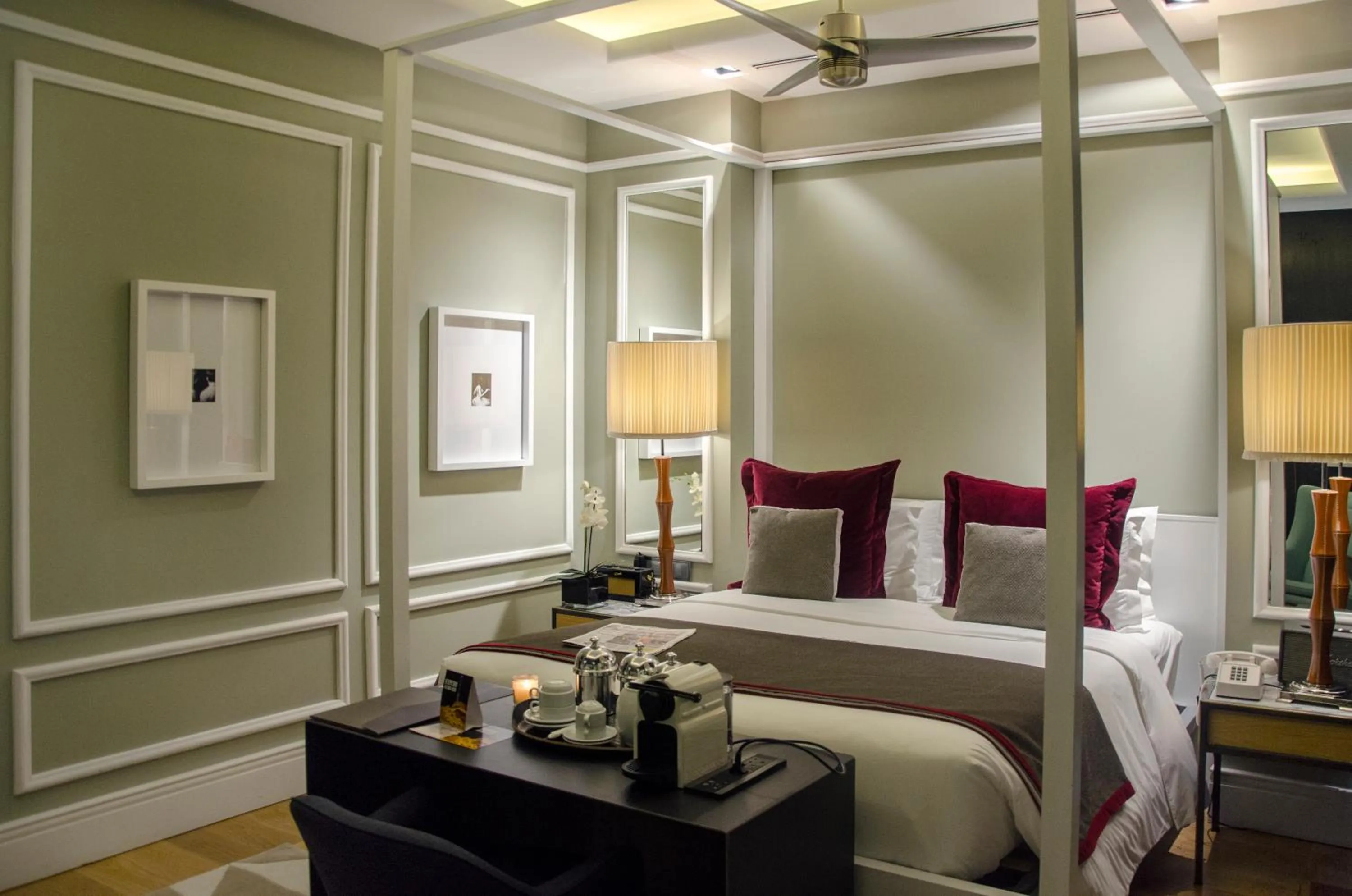 Bed in Browns Central Hotel