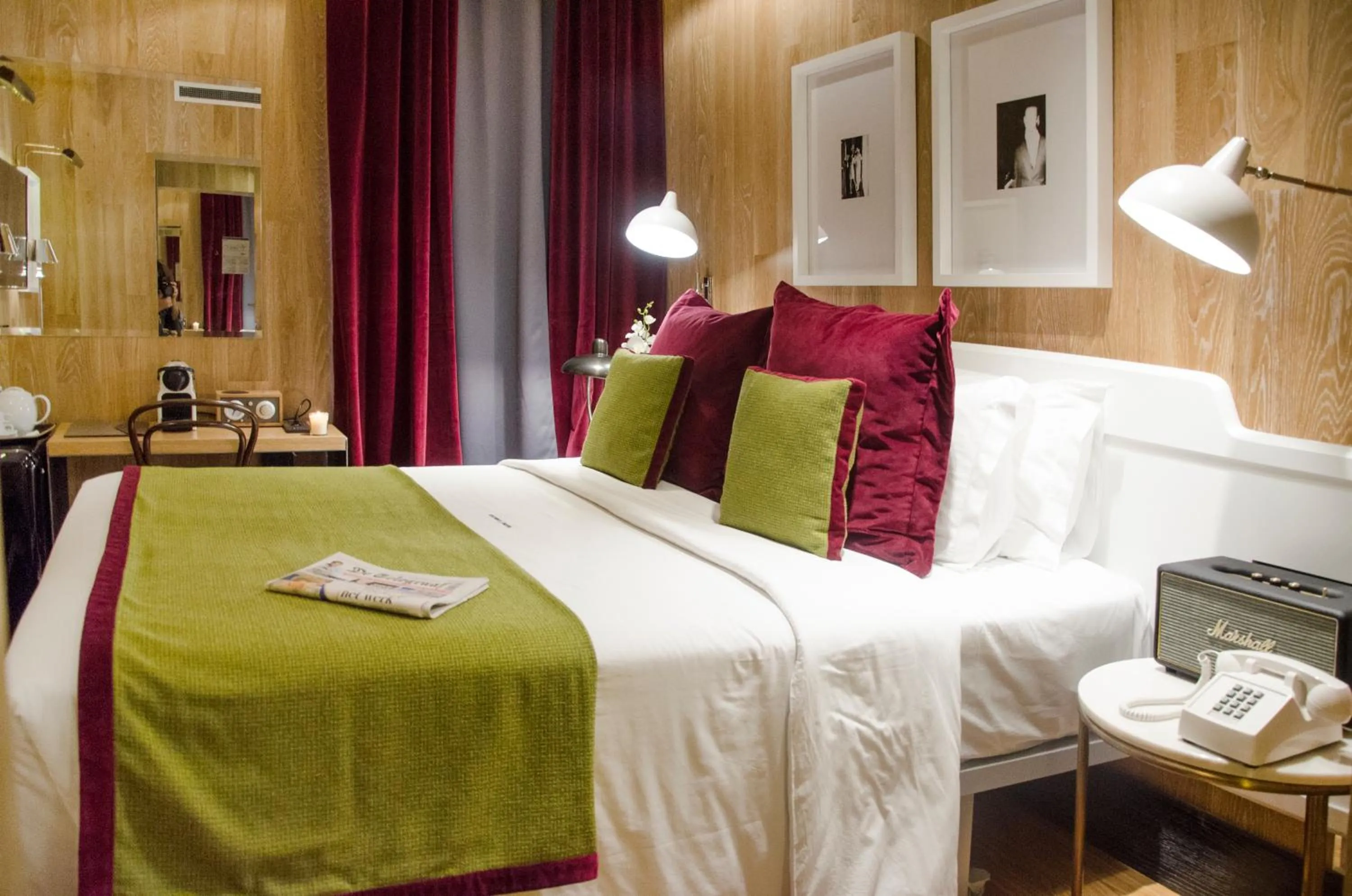 Bed in Browns Central Hotel