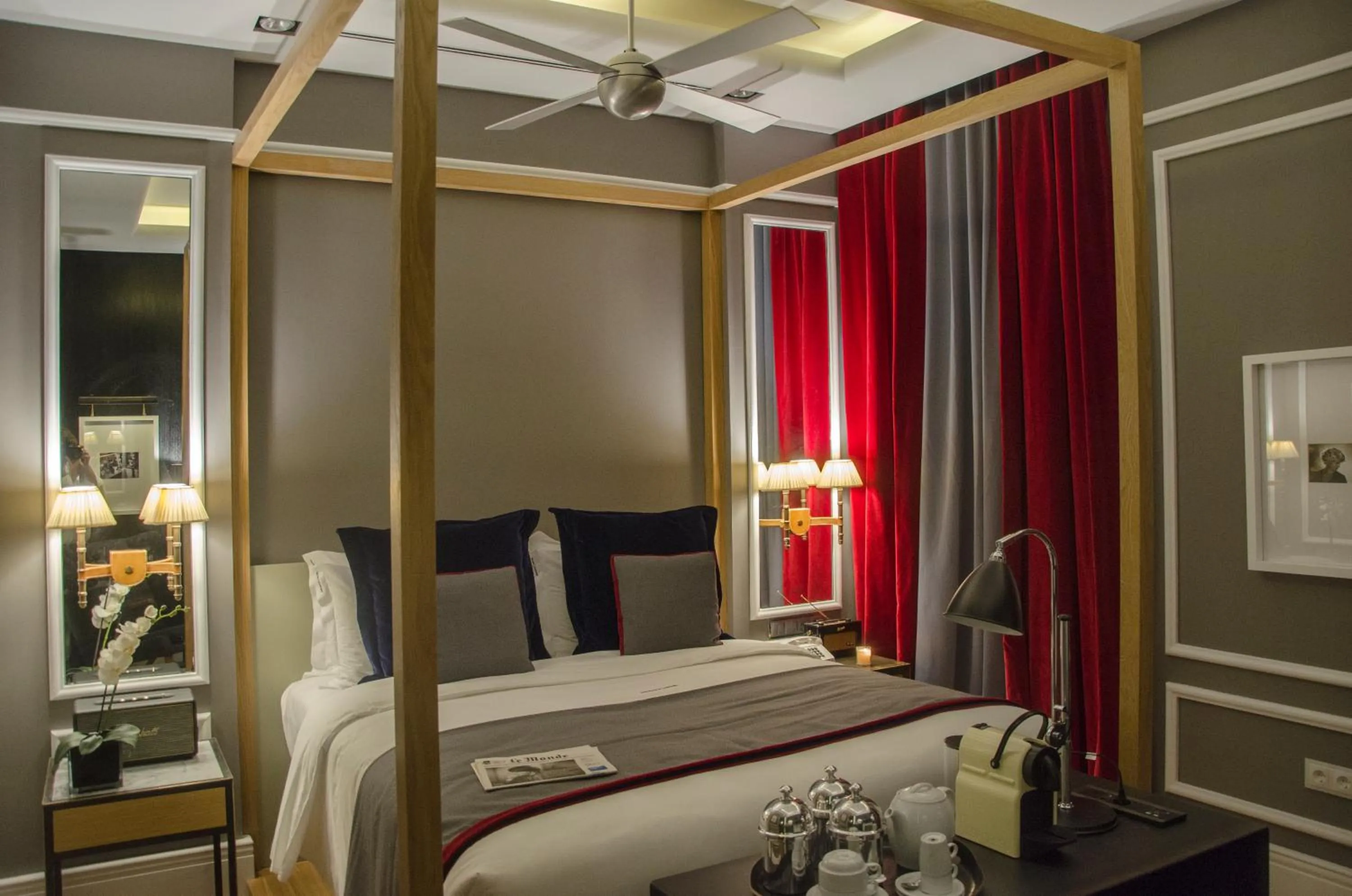 Bed in Browns Central Hotel