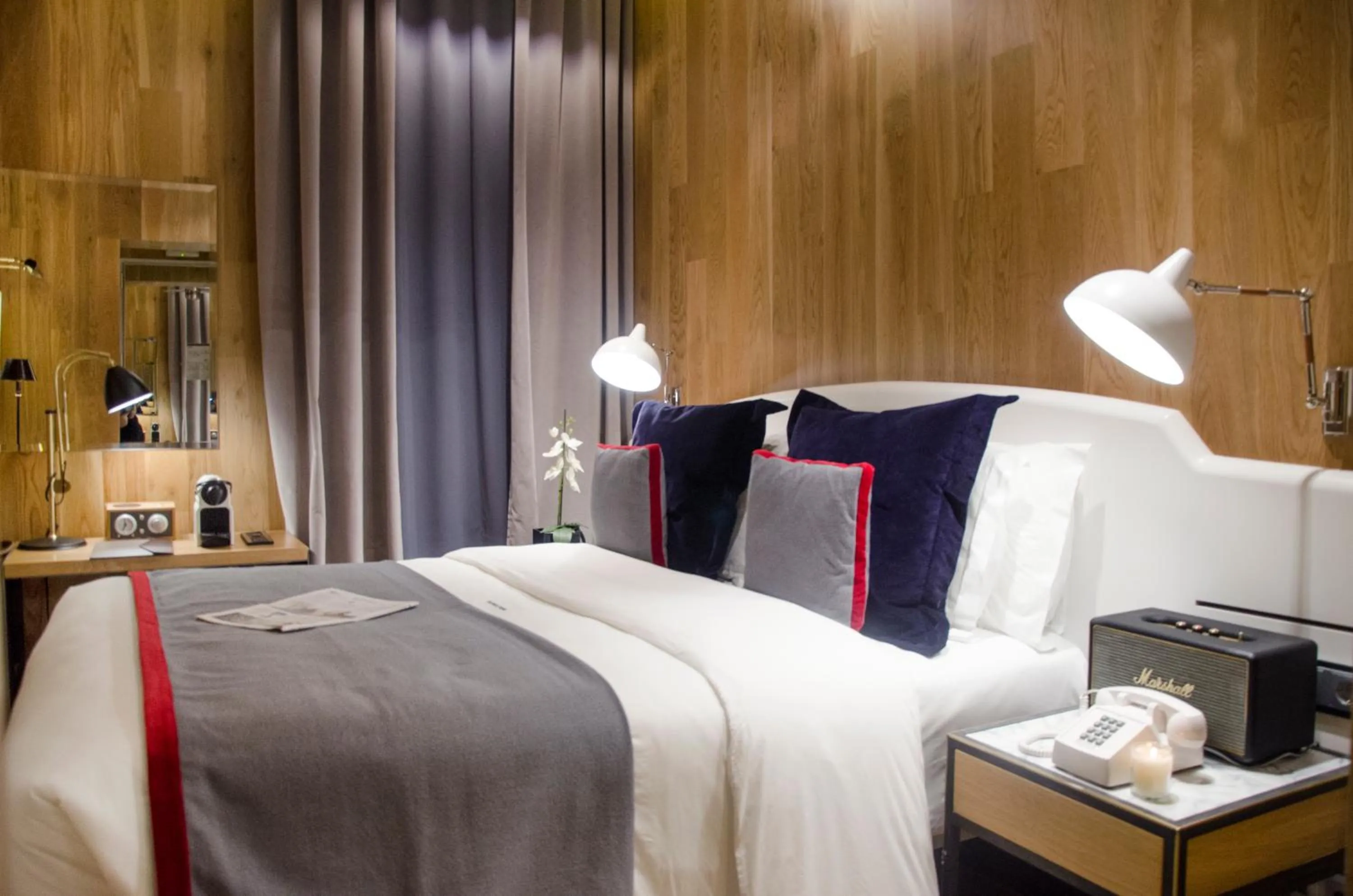 Bed in Browns Central Hotel