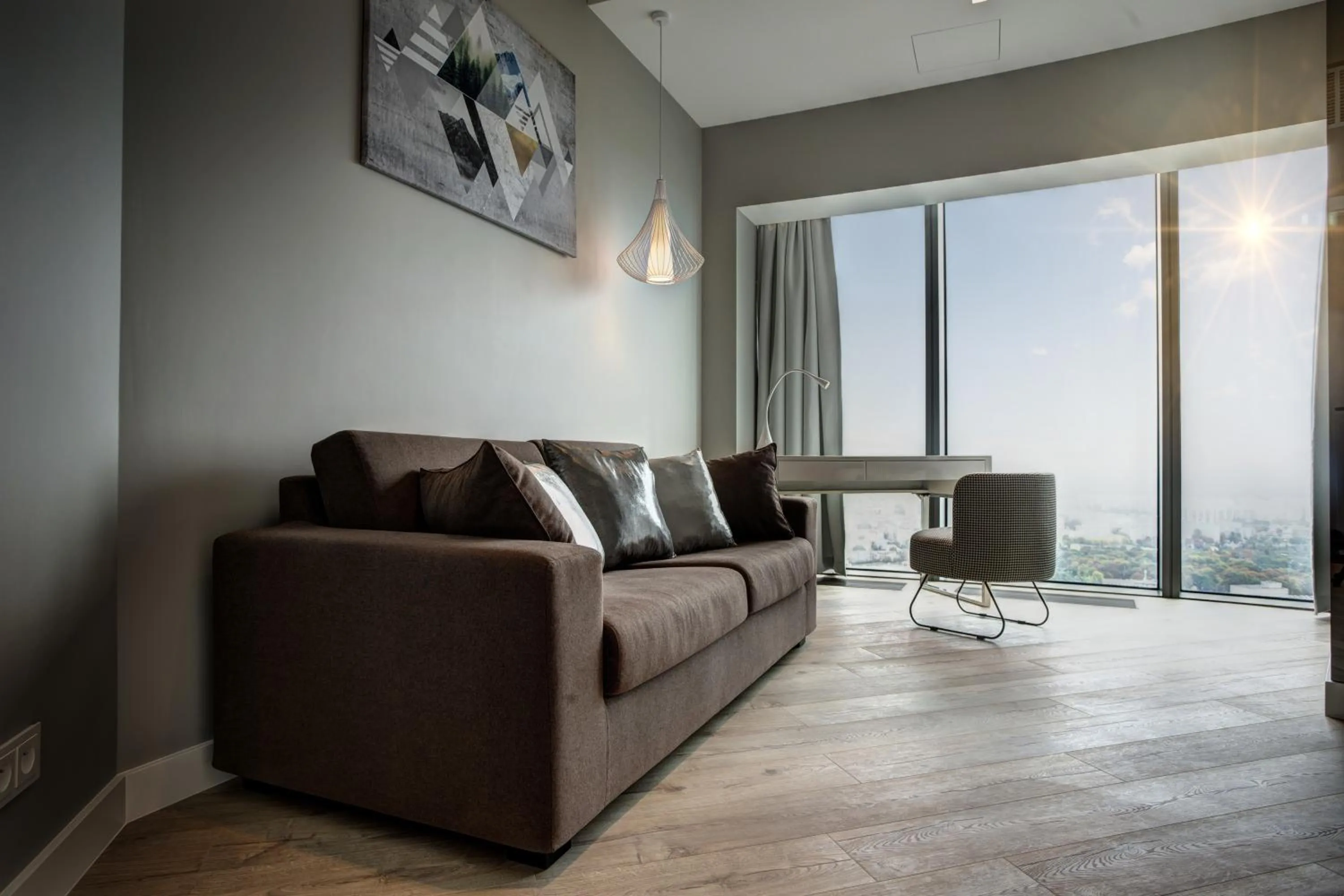 Bird's eye view in In The Sky - Apartamenty w Sky Tower