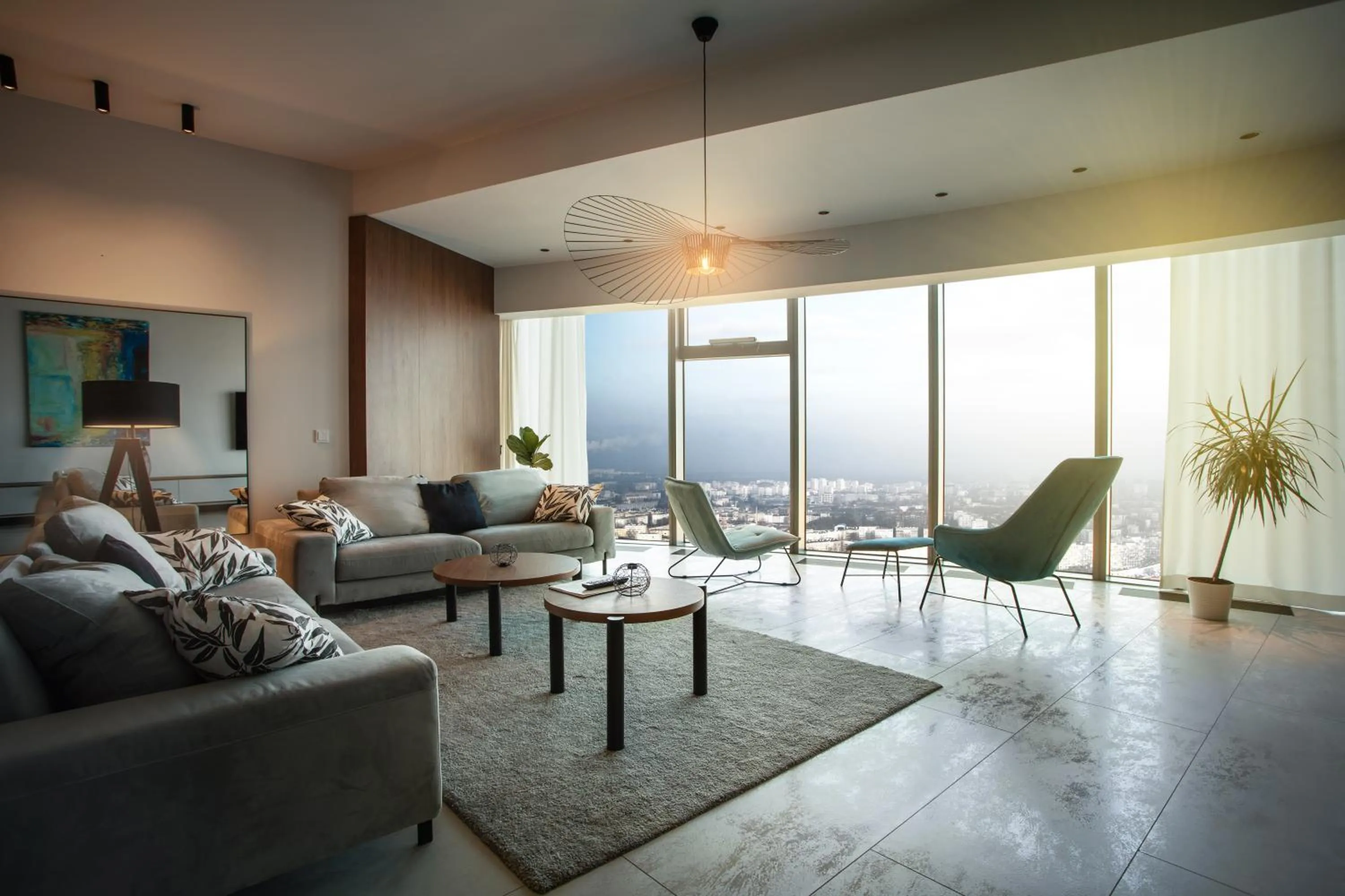 Bird's eye view in In The Sky - Apartamenty w Sky Tower