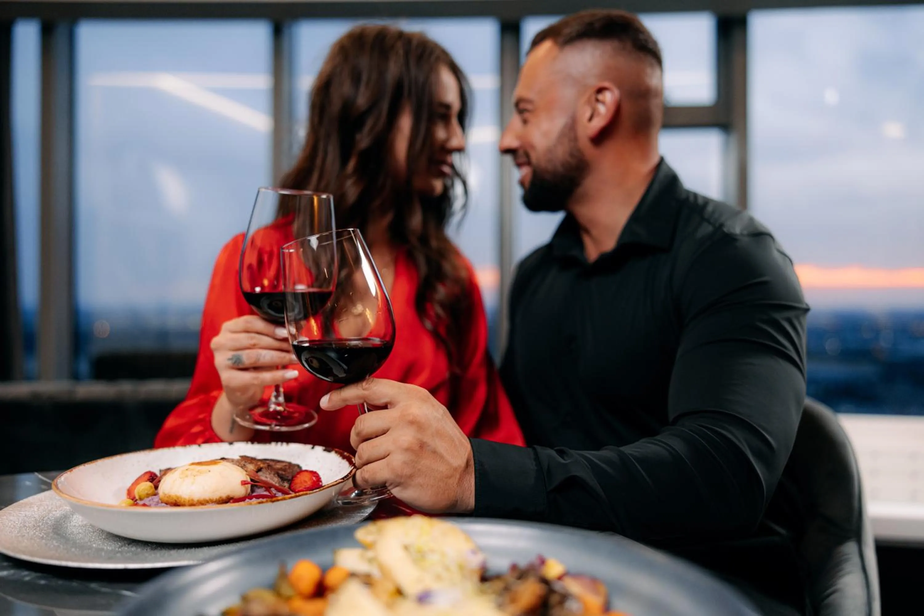 Seating area in In The Sky - Apartamenty w Sky Tower