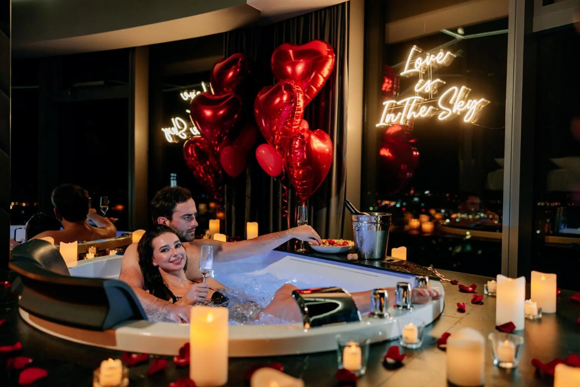 Seating area in In The Sky - Apartamenty w Sky Tower