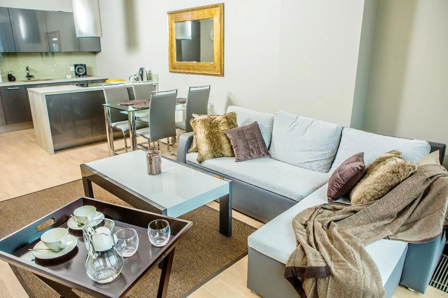 Seating area in In The Sky - Apartamenty w Sky Tower