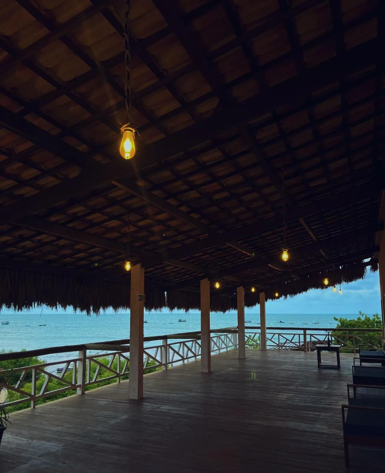 Balcony/Terrace in Villa Caravelas Praia de Moitas