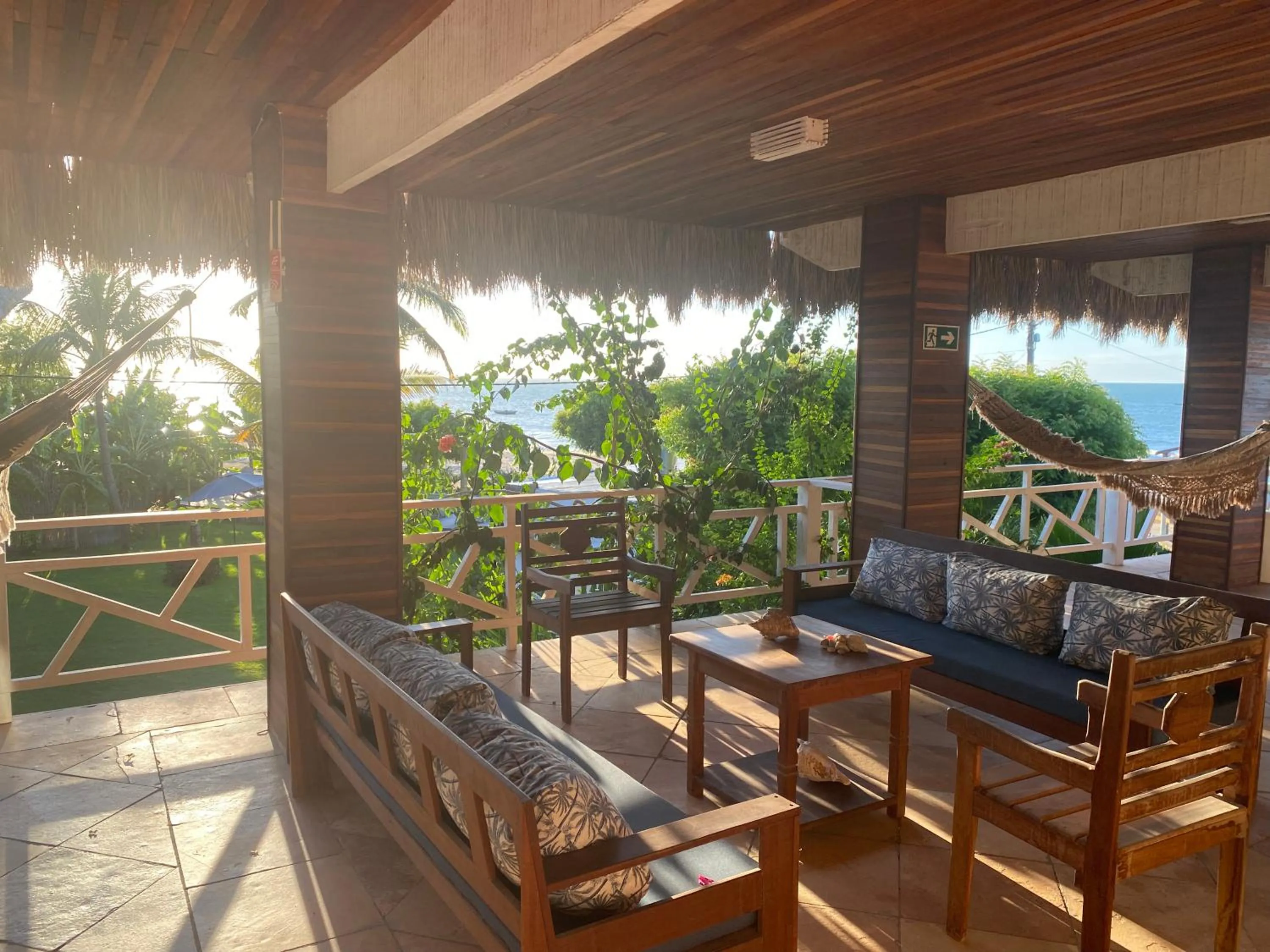 Balcony/Terrace in Villa Caravelas Praia de Moitas