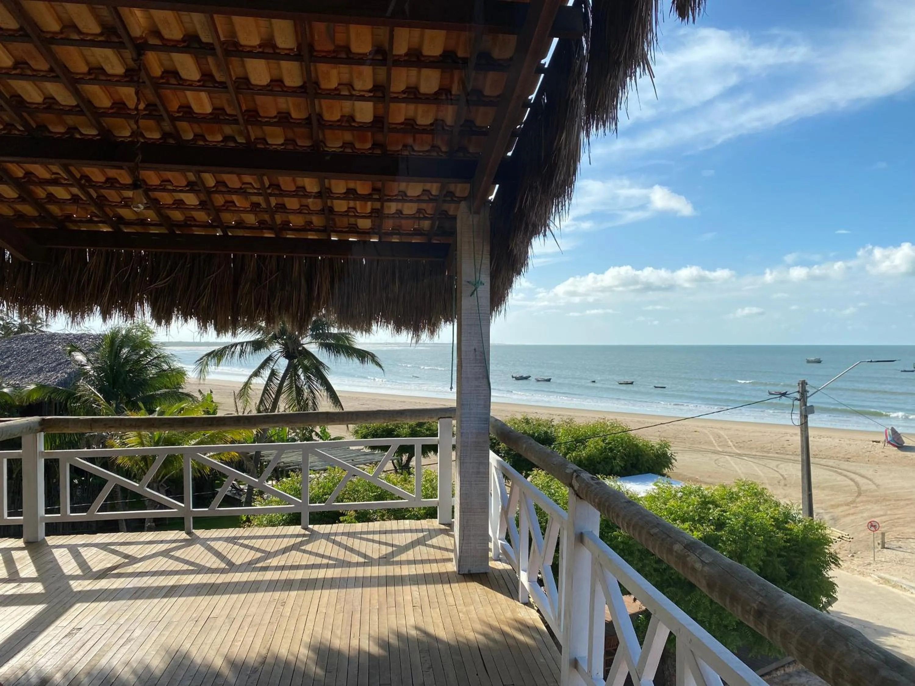 Balcony/Terrace in Villa Caravelas Praia de Moitas