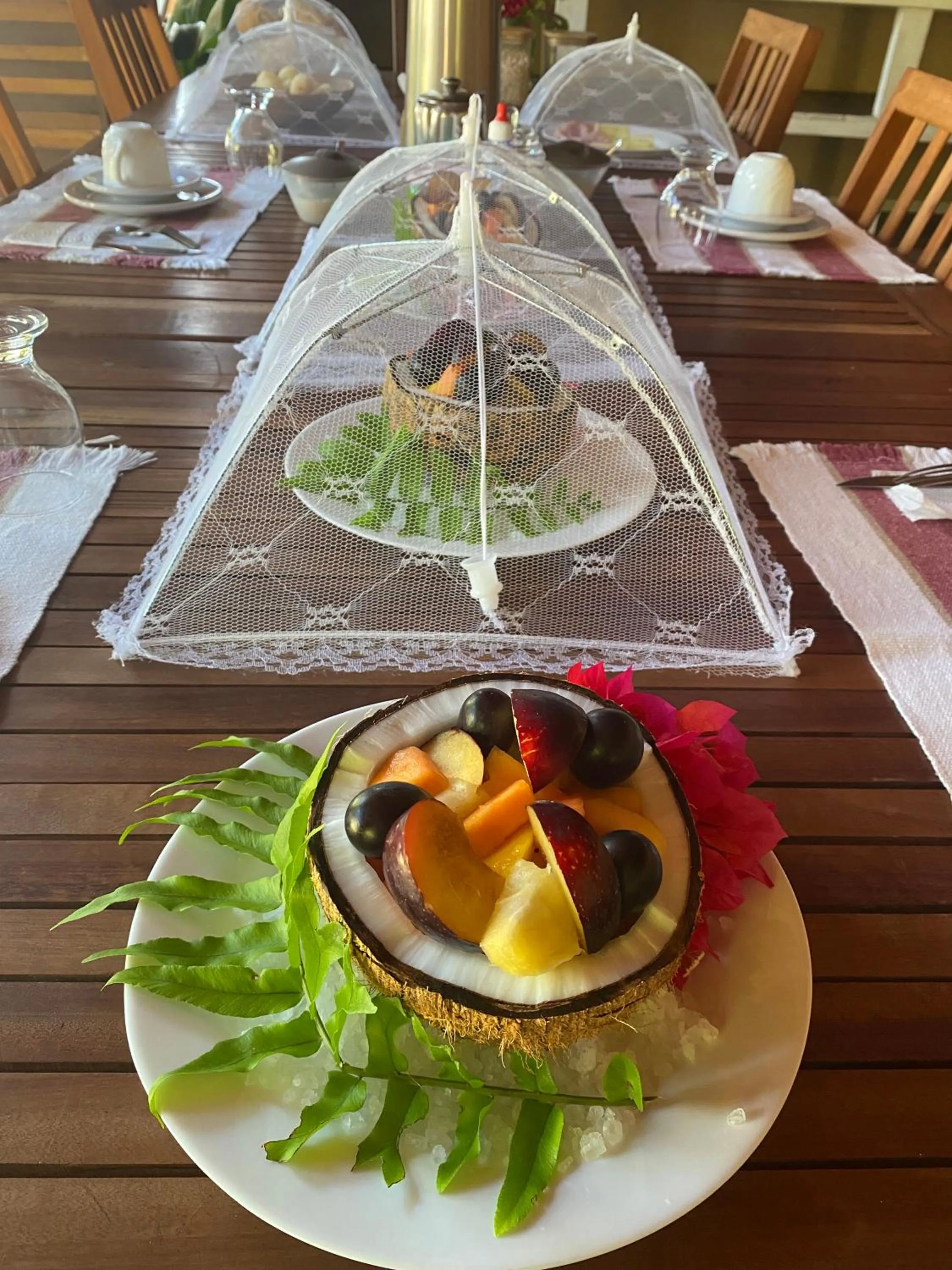 Breakfast in Villa Caravelas Praia de Moitas