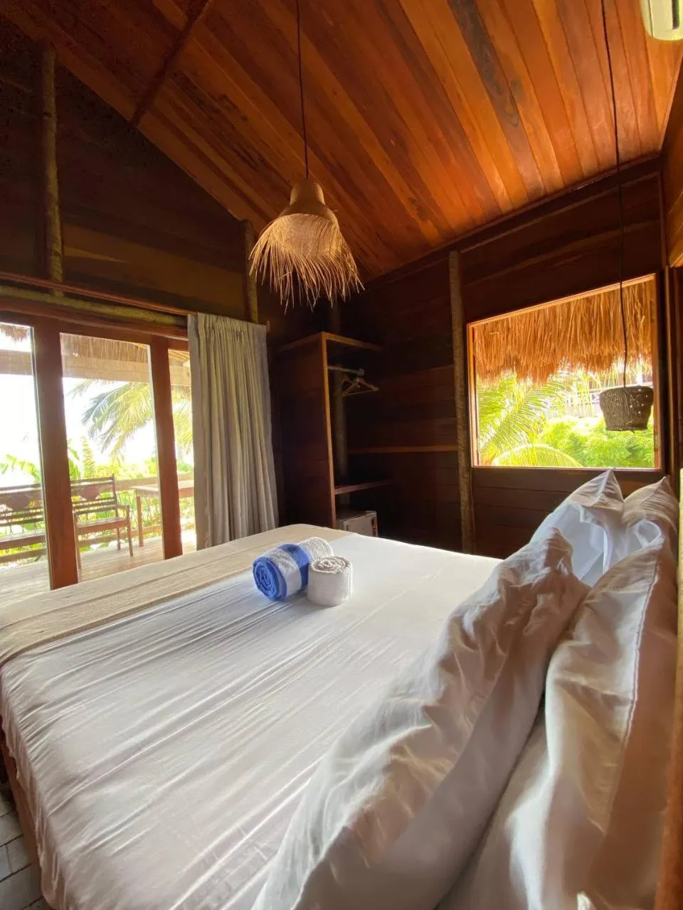 Bed in Villa Caravelas Praia de Moitas