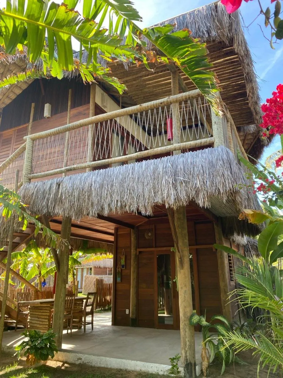 Garden view in Villa Caravelas Praia de Moitas