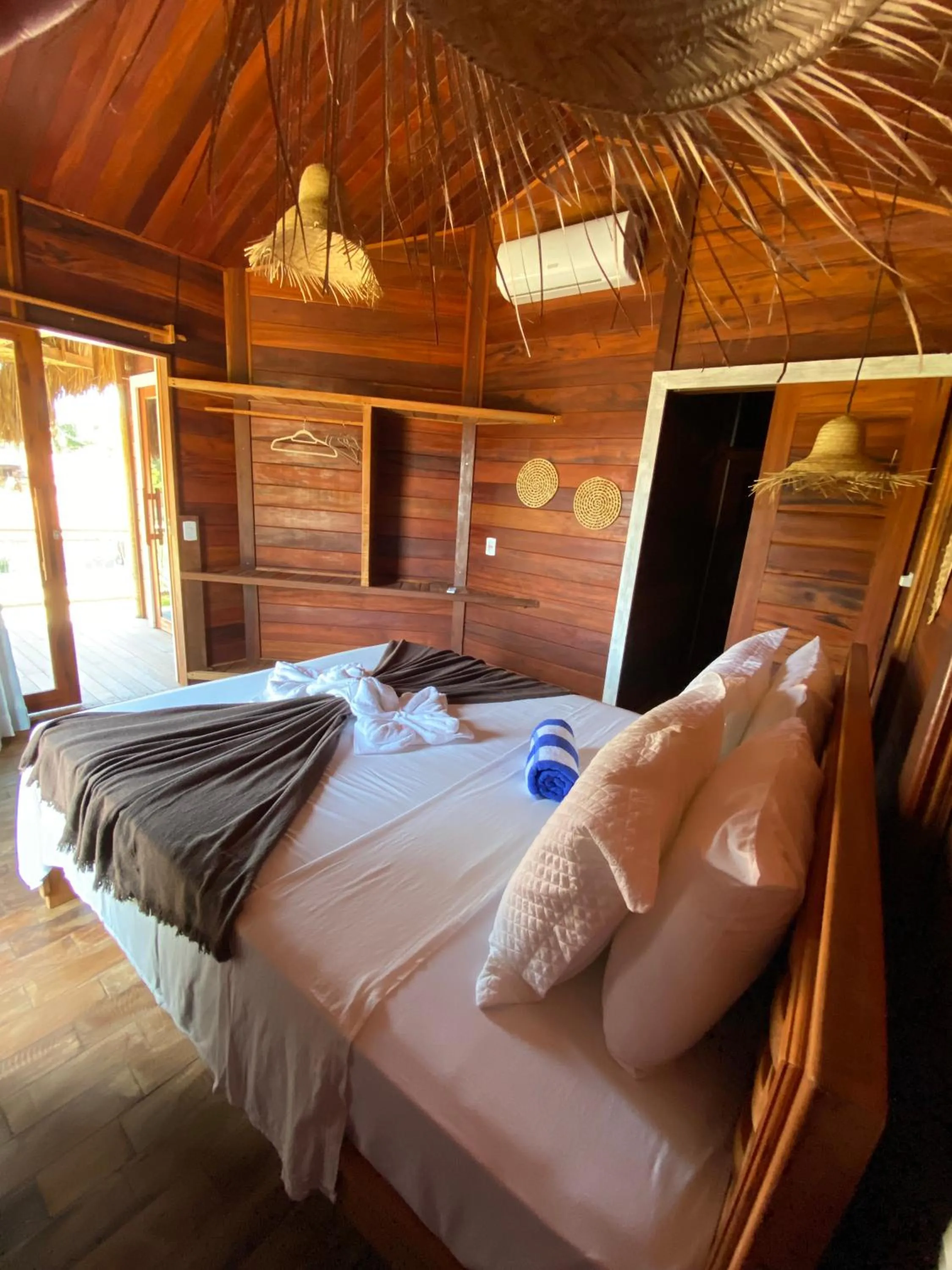 Bed in Villa Caravelas Praia de Moitas