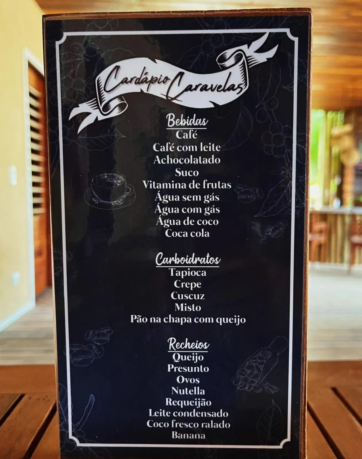 Breakfast in Villa Caravelas Praia de Moitas