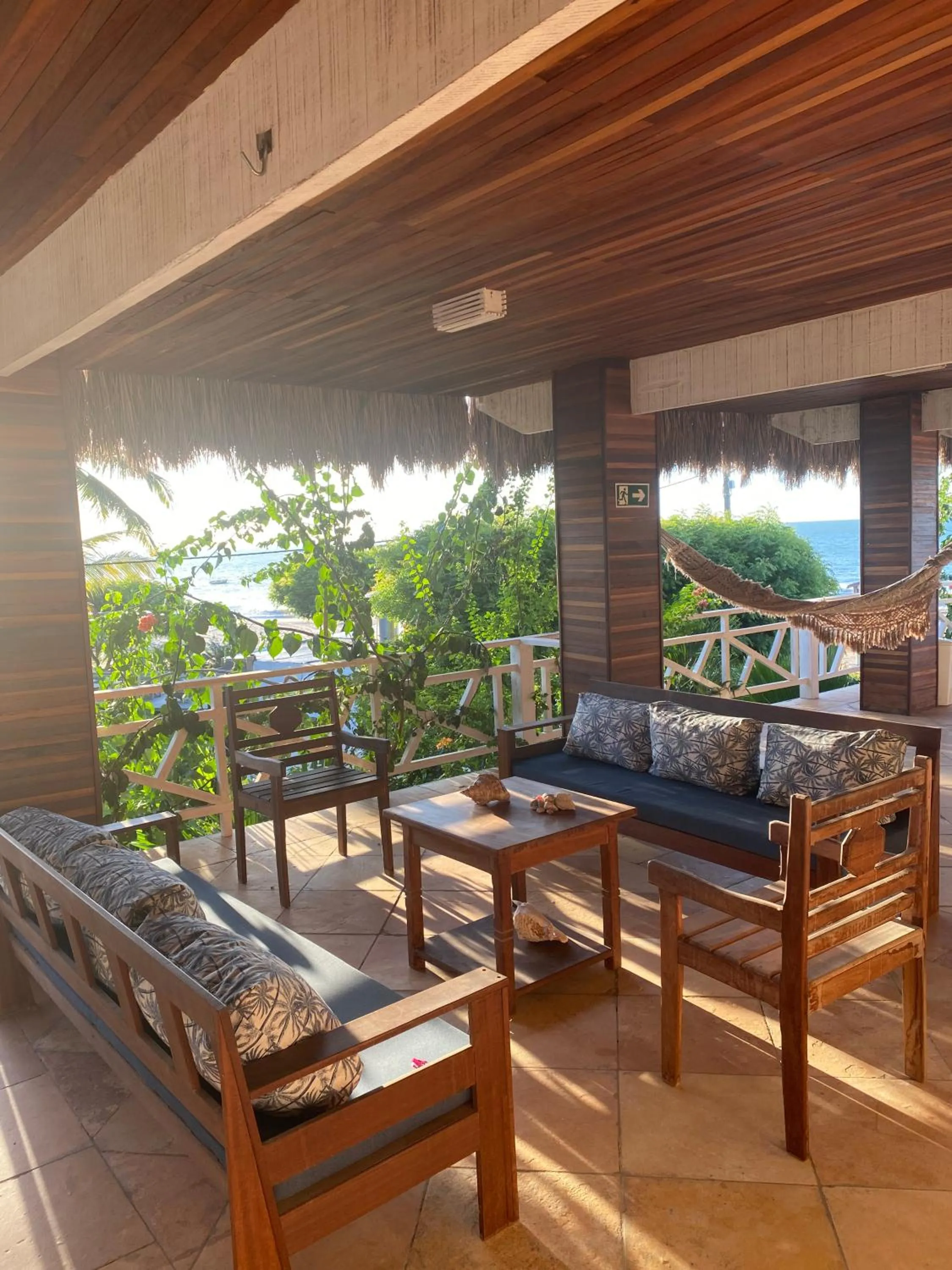 Balcony/Terrace in Villa Caravelas Praia de Moitas