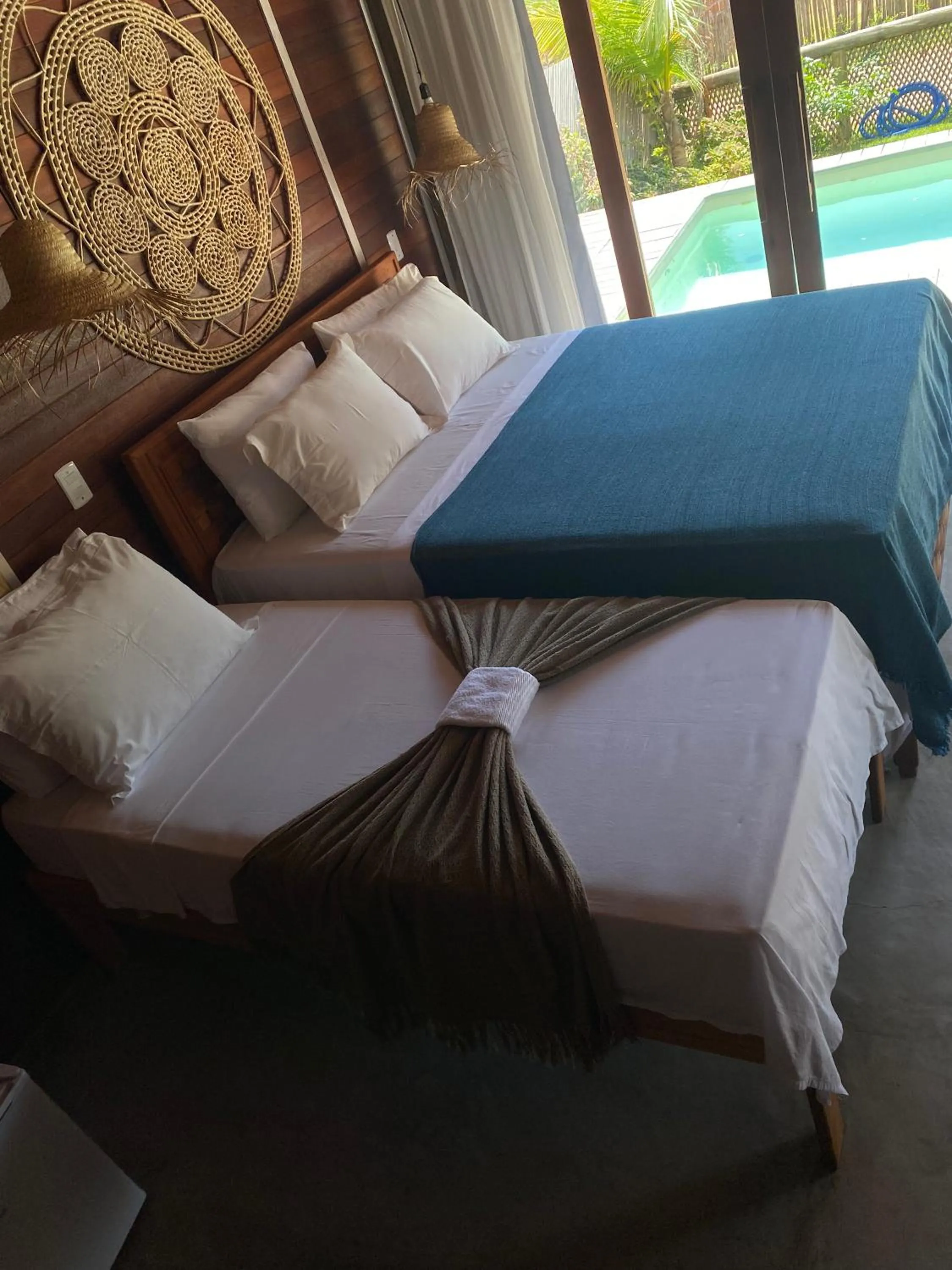 Bed in Villa Caravelas Praia de Moitas
