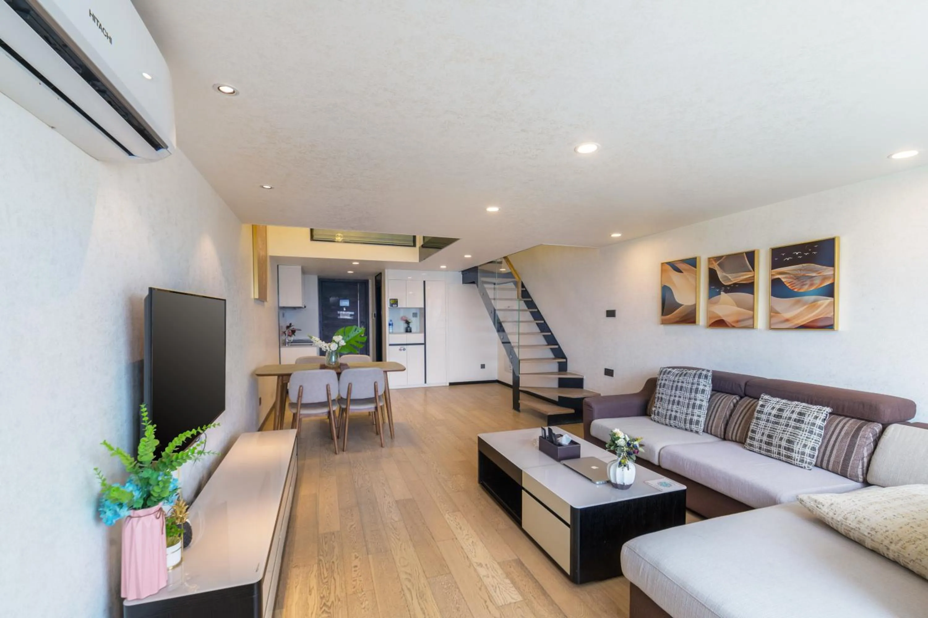 Living room in Xinghe Times Apartment - Shenzhen North Railway Station