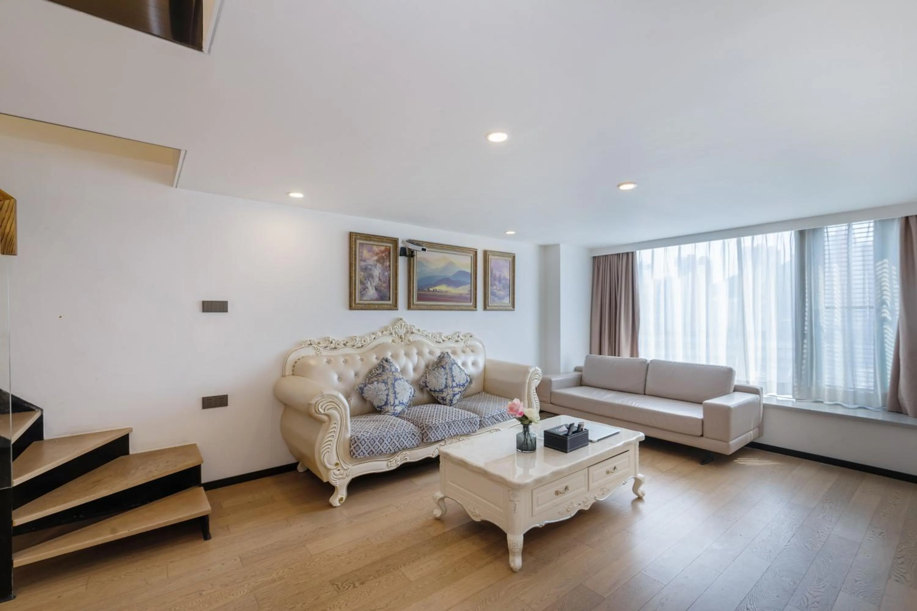 Living room in Xinghe Times Apartment - Shenzhen North Railway Station