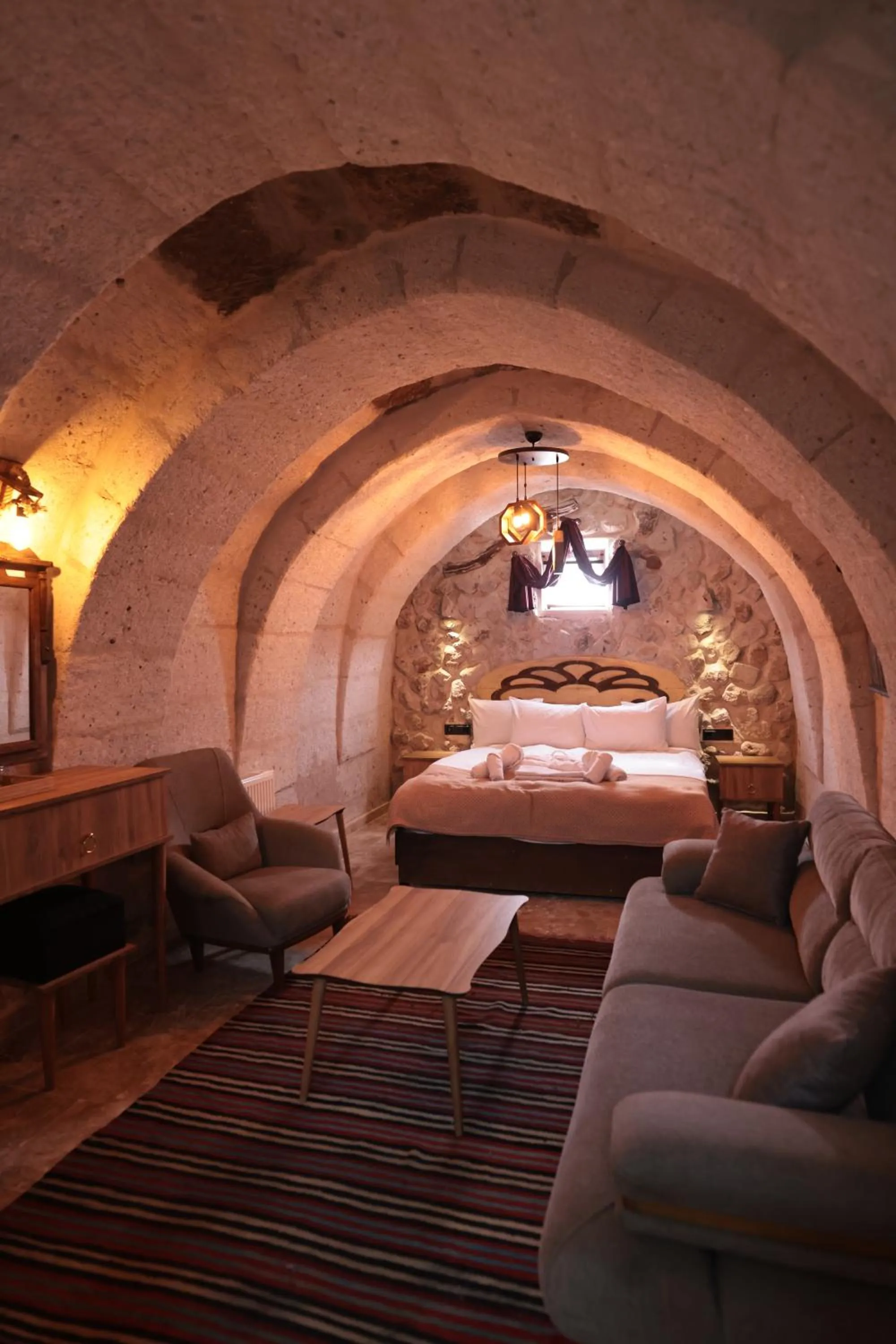 Bed in Stone Owl Otel & Restaurant