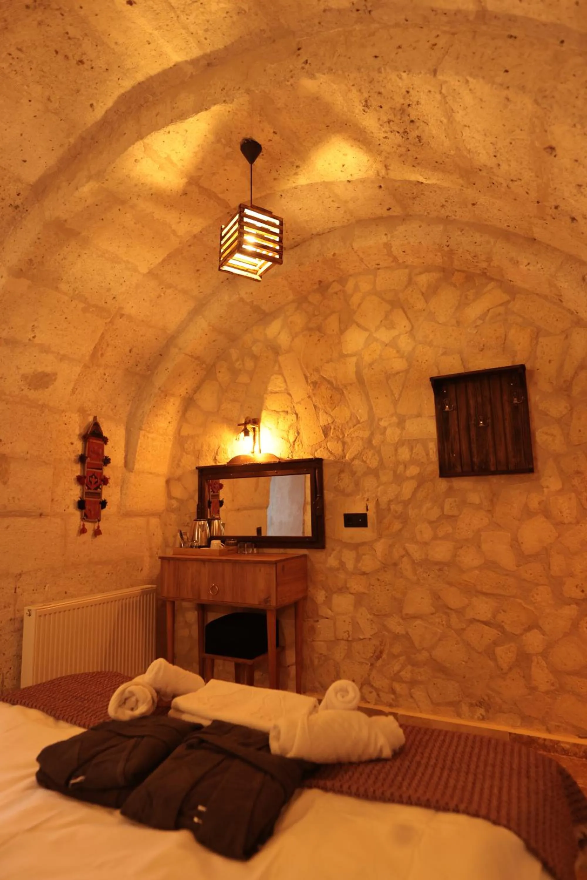 Bed in Stone Owl Otel & Restaurant