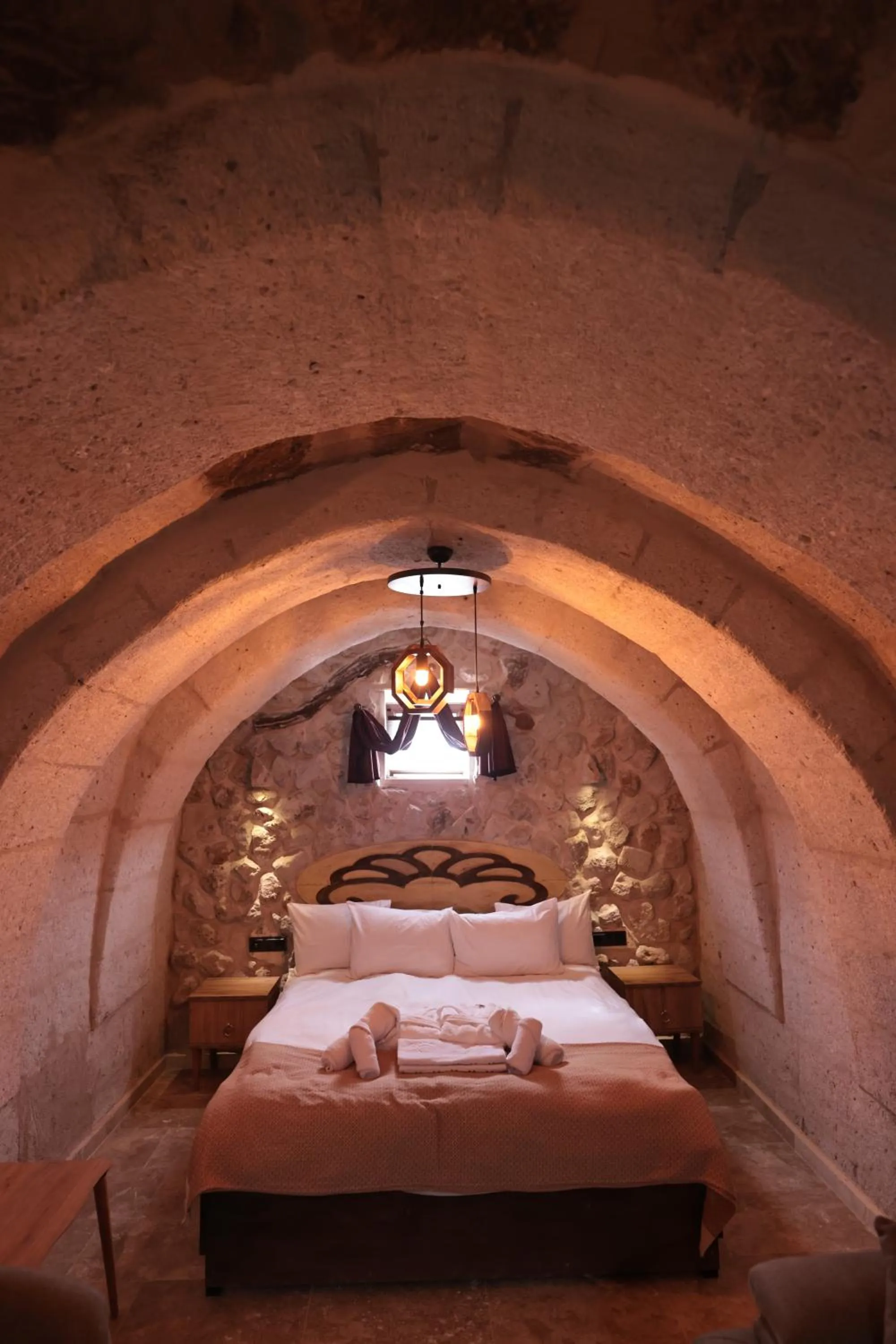 Photo of the whole room, Bed in Stone Owl Otel & Restaurant